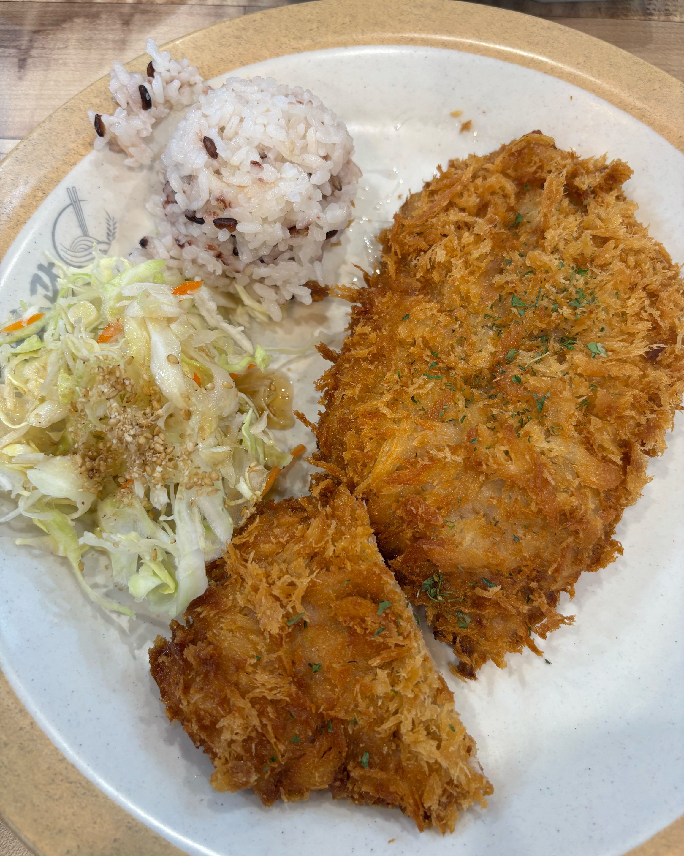 돈까스 양(1P, 2P) 선택할 수 있어서 좋았어용!! 맛있게 잘 먹었습니다💙😇 - 불당동 맛집 대손관 천안불당점