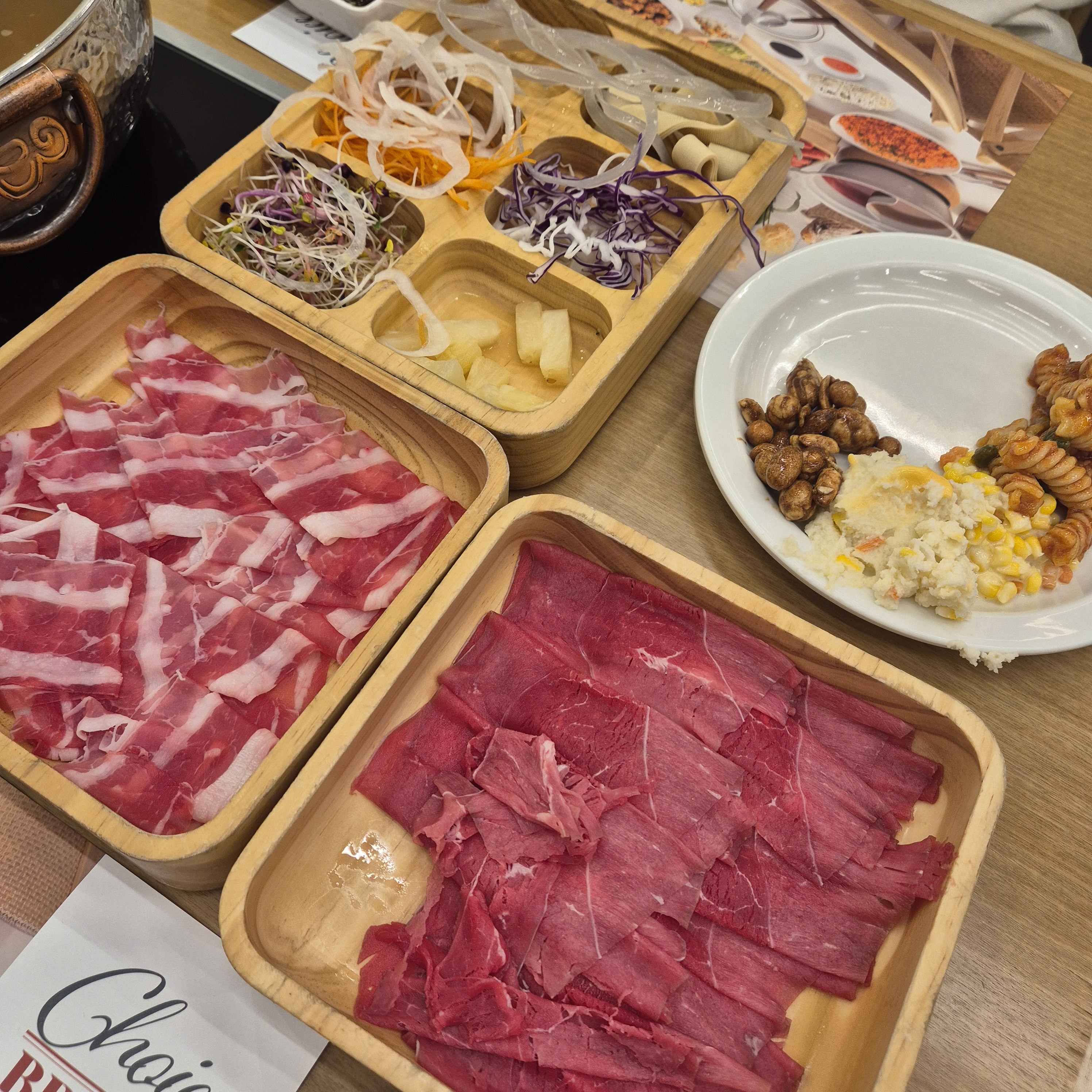 고기를 엄청 먹게되네요👍 야채도 종류별로 잘 먹었습니당👋 - 별내 맛집 샤브올데이 별내신도시점