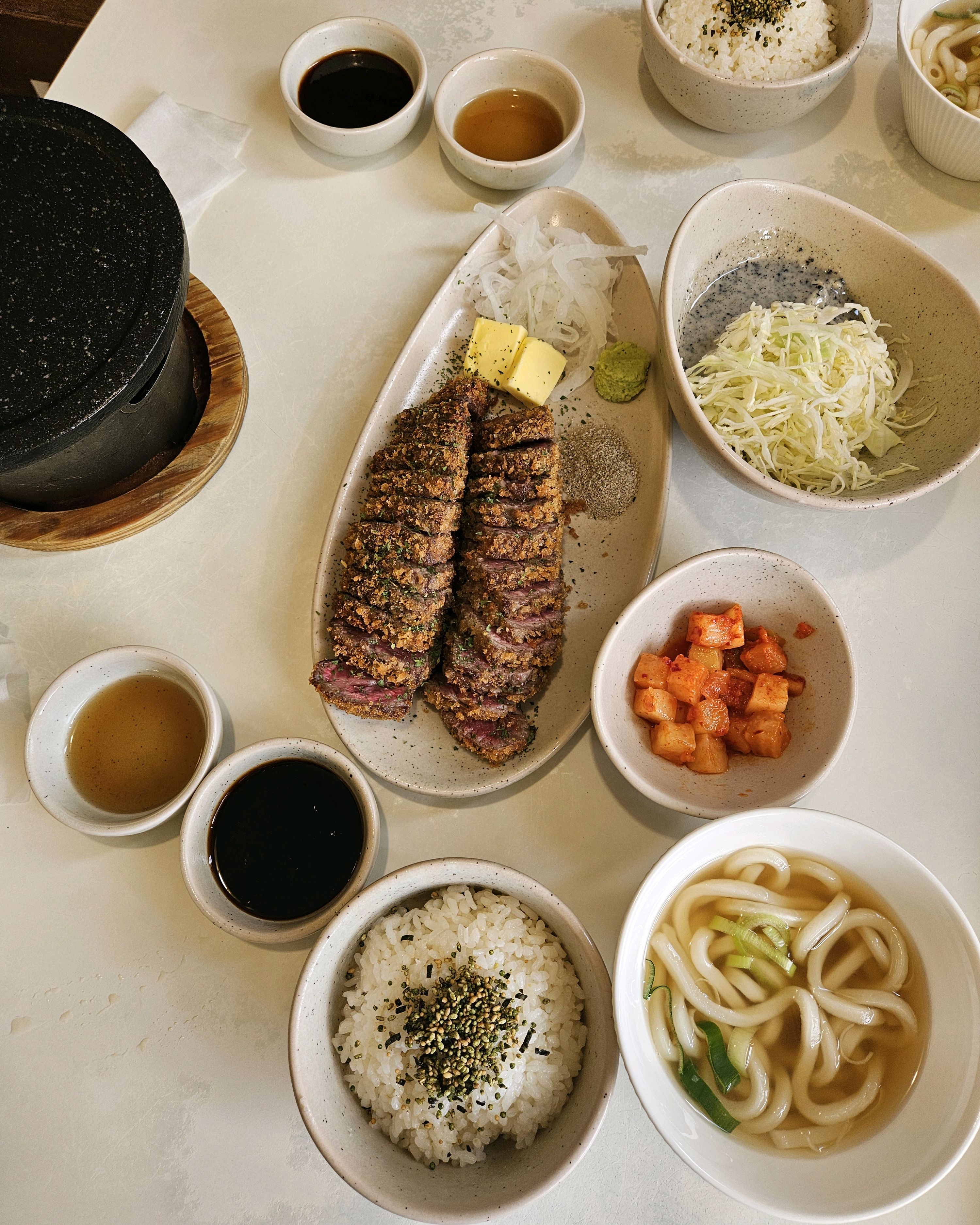 2인이 규카츠정식2인(260그램)에 우동추가하시고 - 인천 맛집 소연옥 인천부평점