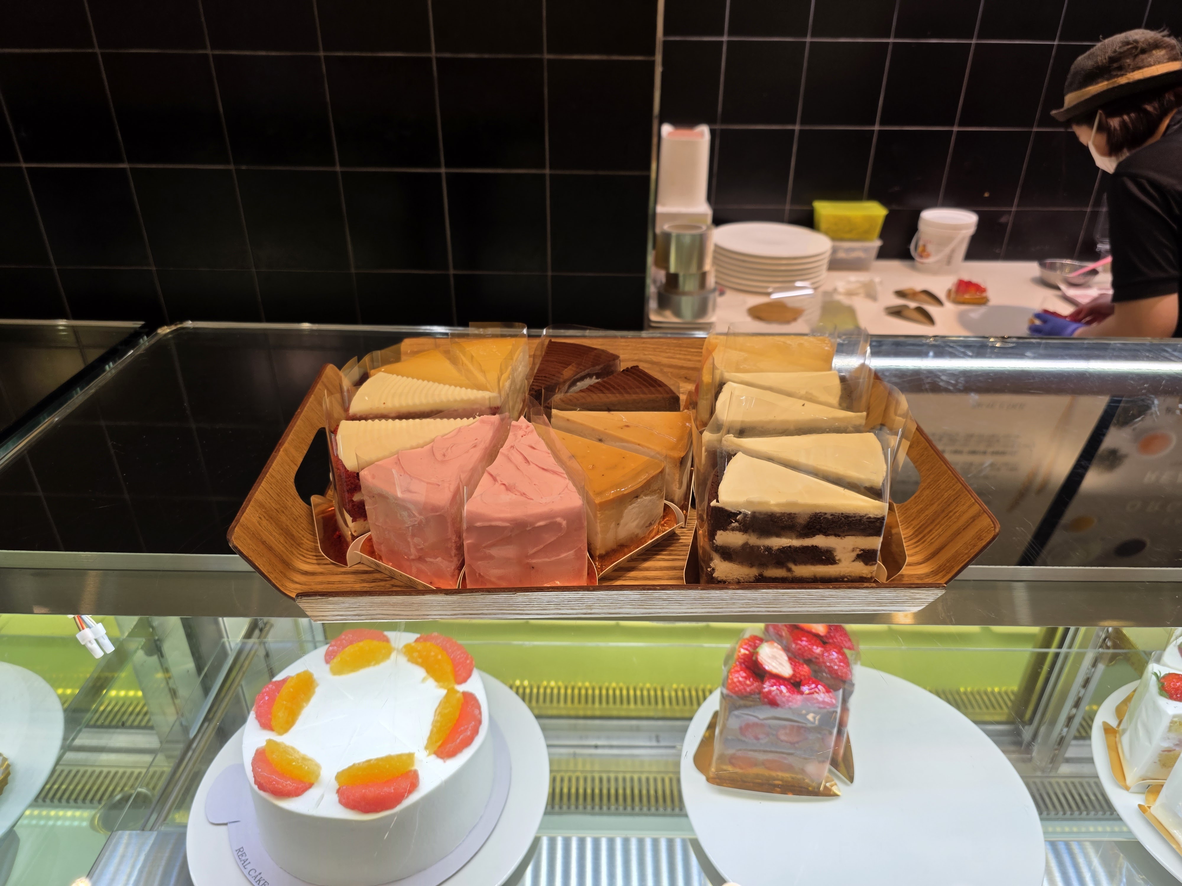 리얼치즈 블루베리..💕 - 안양 맛집 리얼케익 안양범계점
