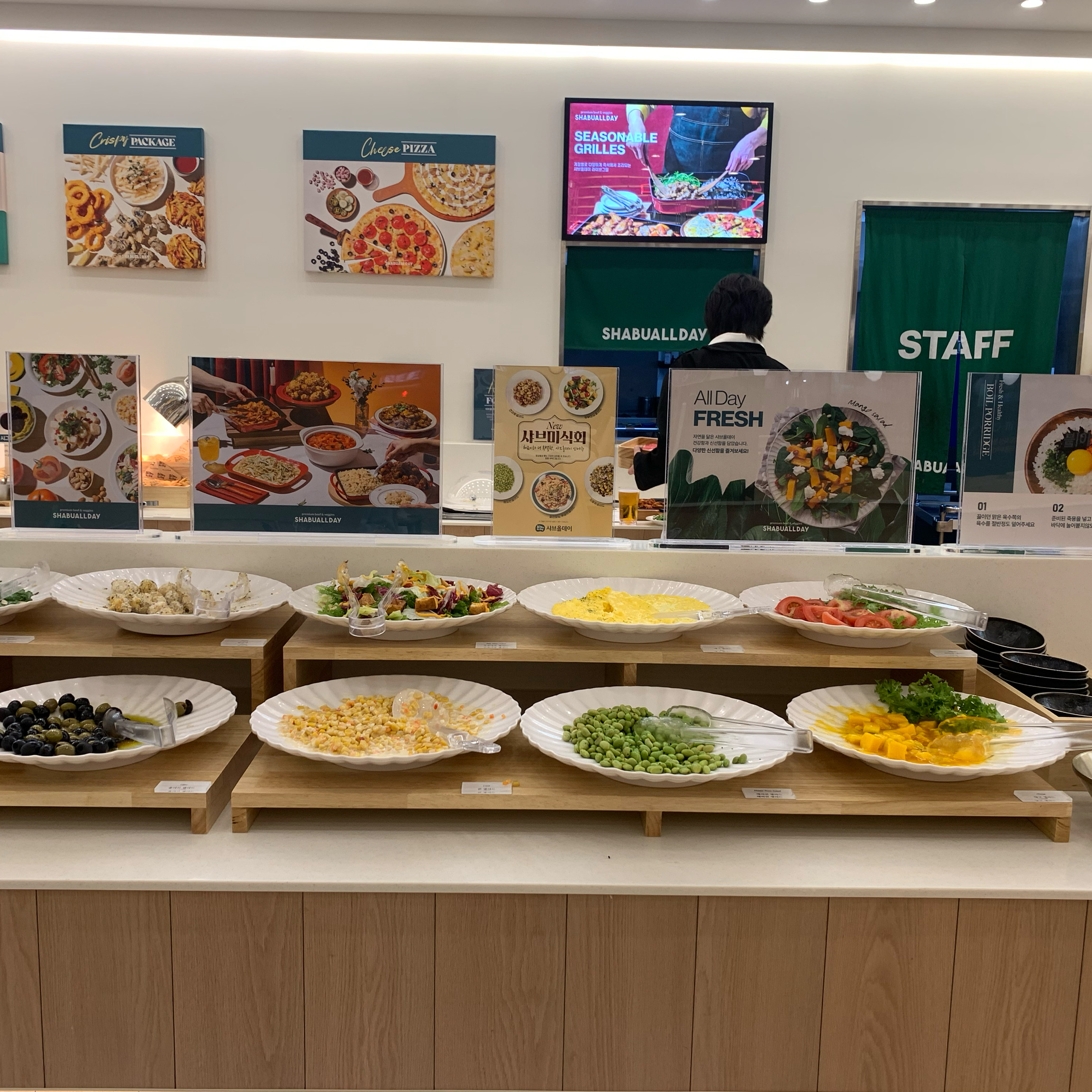 샤브샤브 고기도 무한리필에 맛도 있어서 오기 좋은것 같아요~ - 풍무동 맛집 샤브올데이 김포풍무점