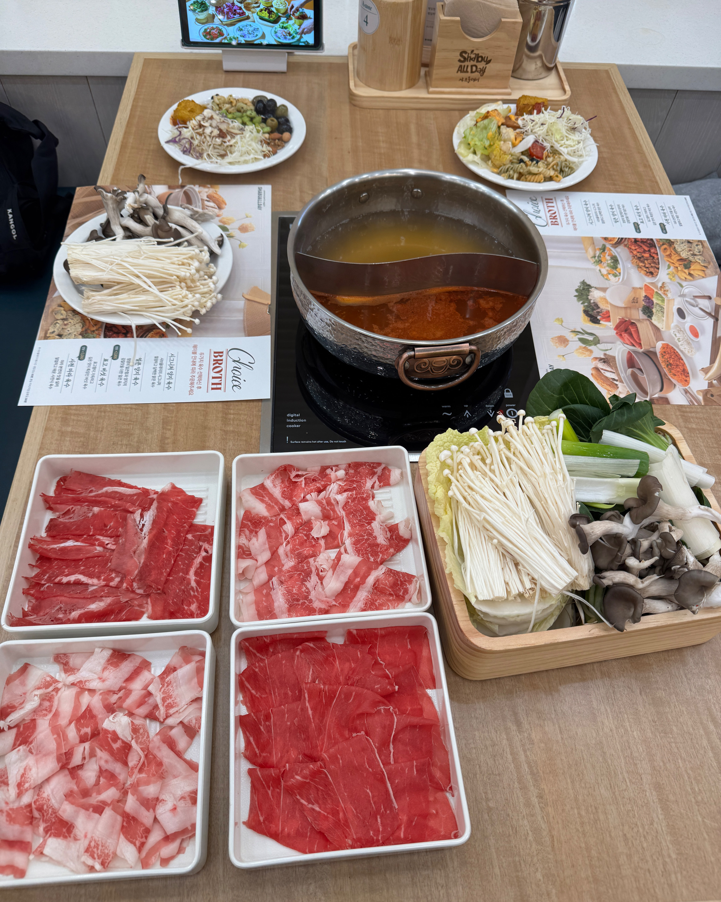 샤브올데이 처음 왔는데 너무 잘 먹었습니다!!! - 인천 주안 맛집 샤브올데이 인천주안점