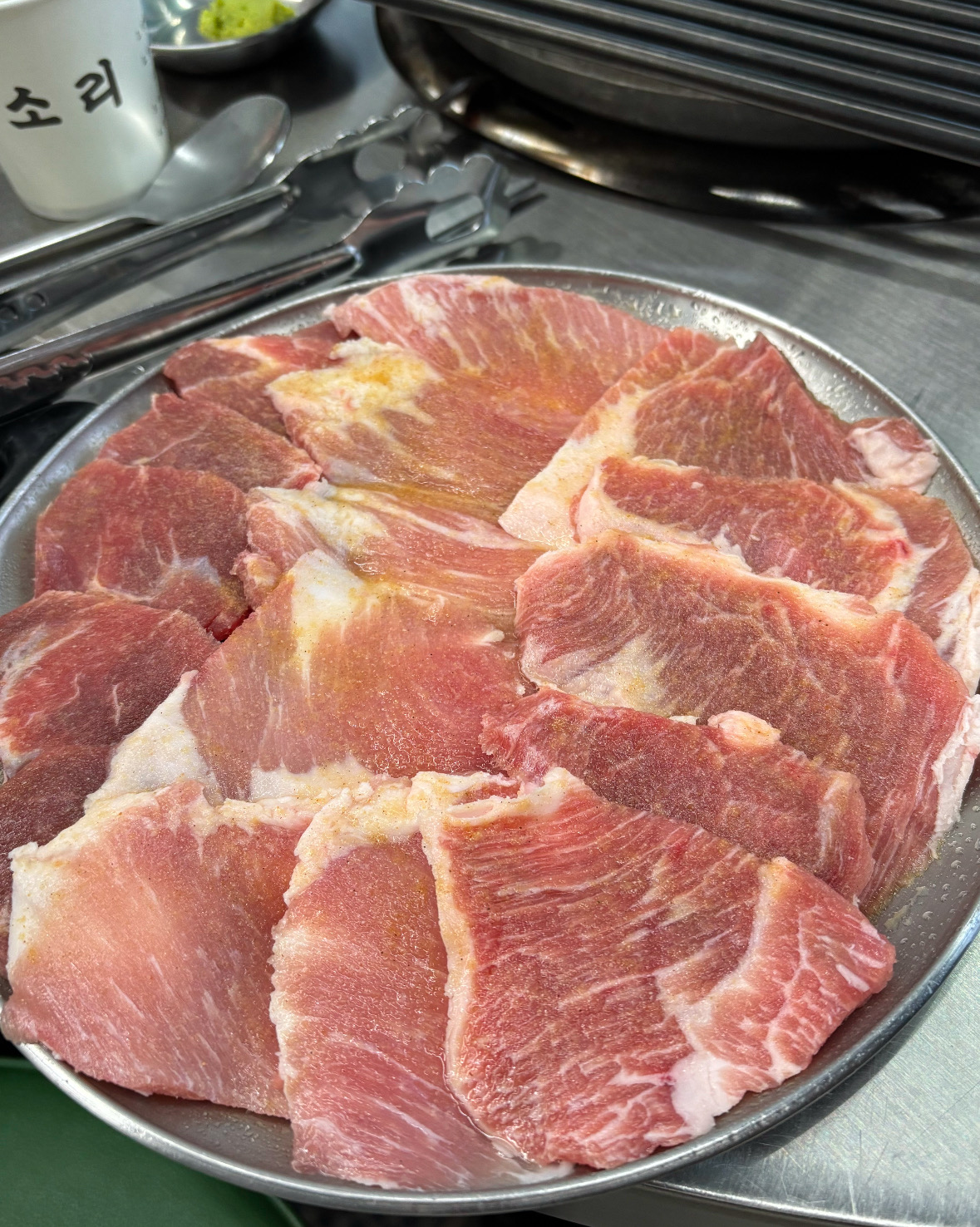 구멍살 너무 맛있네요 같이나온 와사비랑 소금찍어먹으면 극락입니다 소주안주 추천입니다 !! - 천호동 맛집 천호 모소리