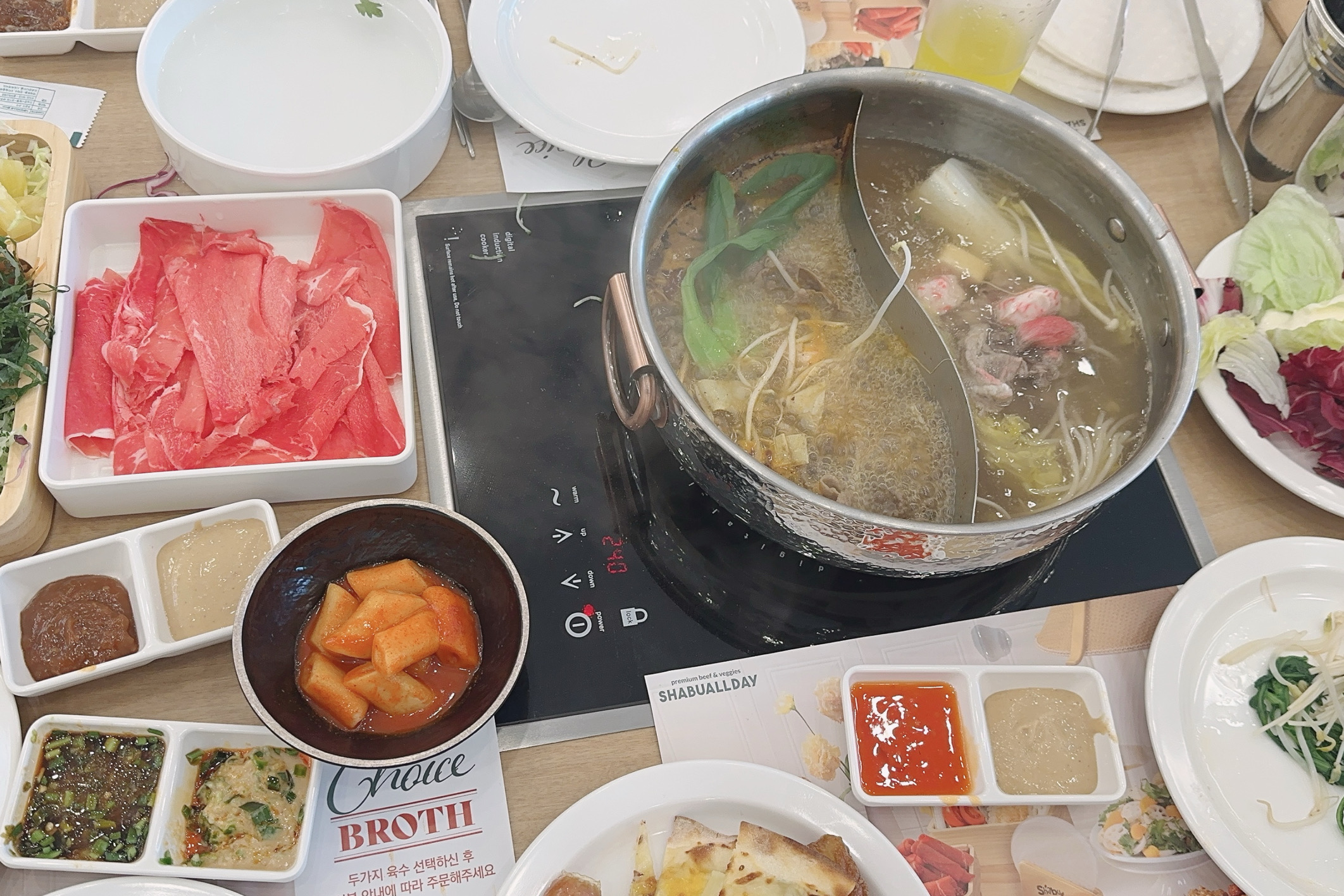 오늘 처음 가봣는데 맛있어요 - 용인 처인구 맛집 샤브올데이 용인IC점
