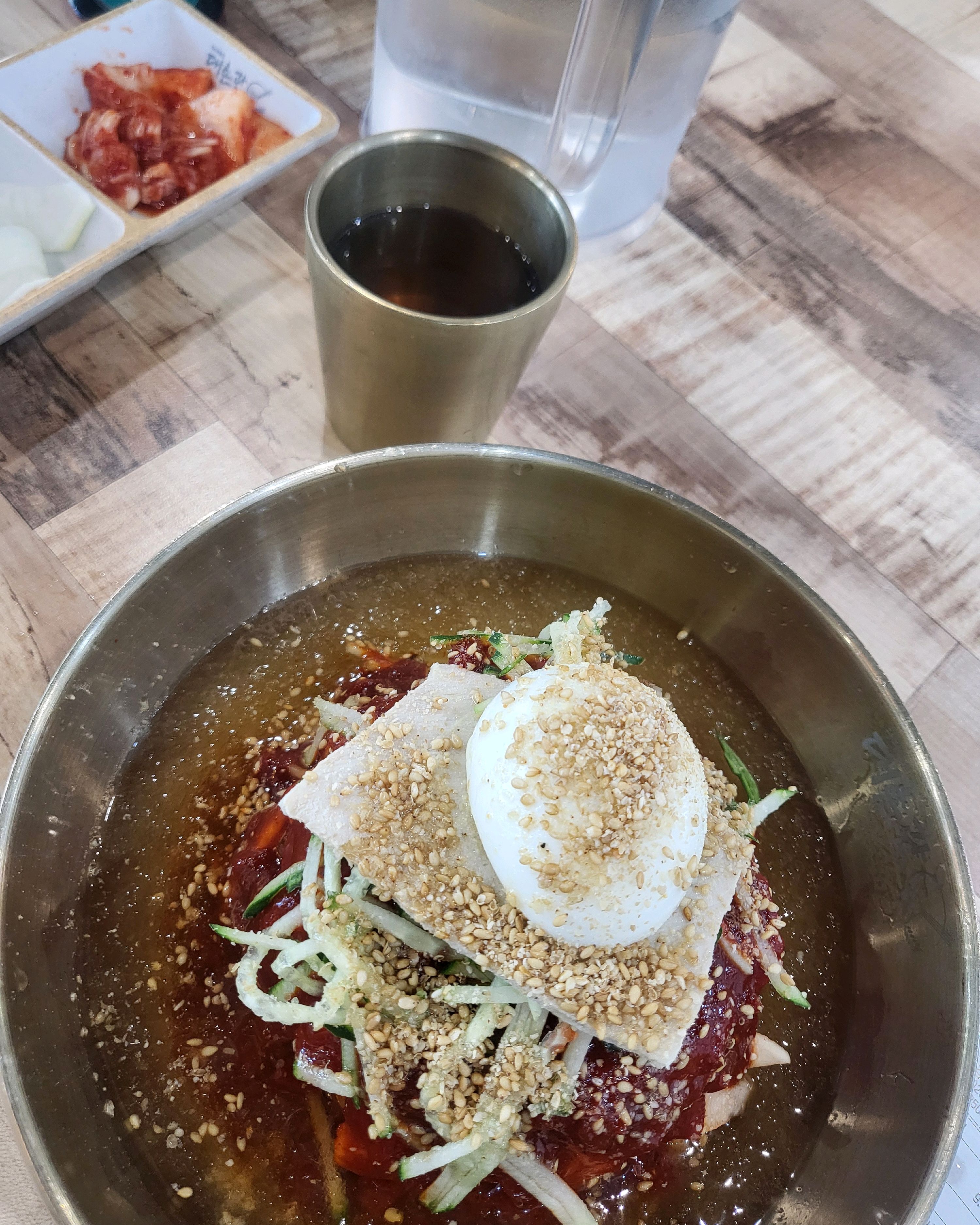 혼자 먹으러 들어가써요 날도덥고 시원한 밀면 힐링되요^^ - 불당동 맛집 대손관 천안불당점