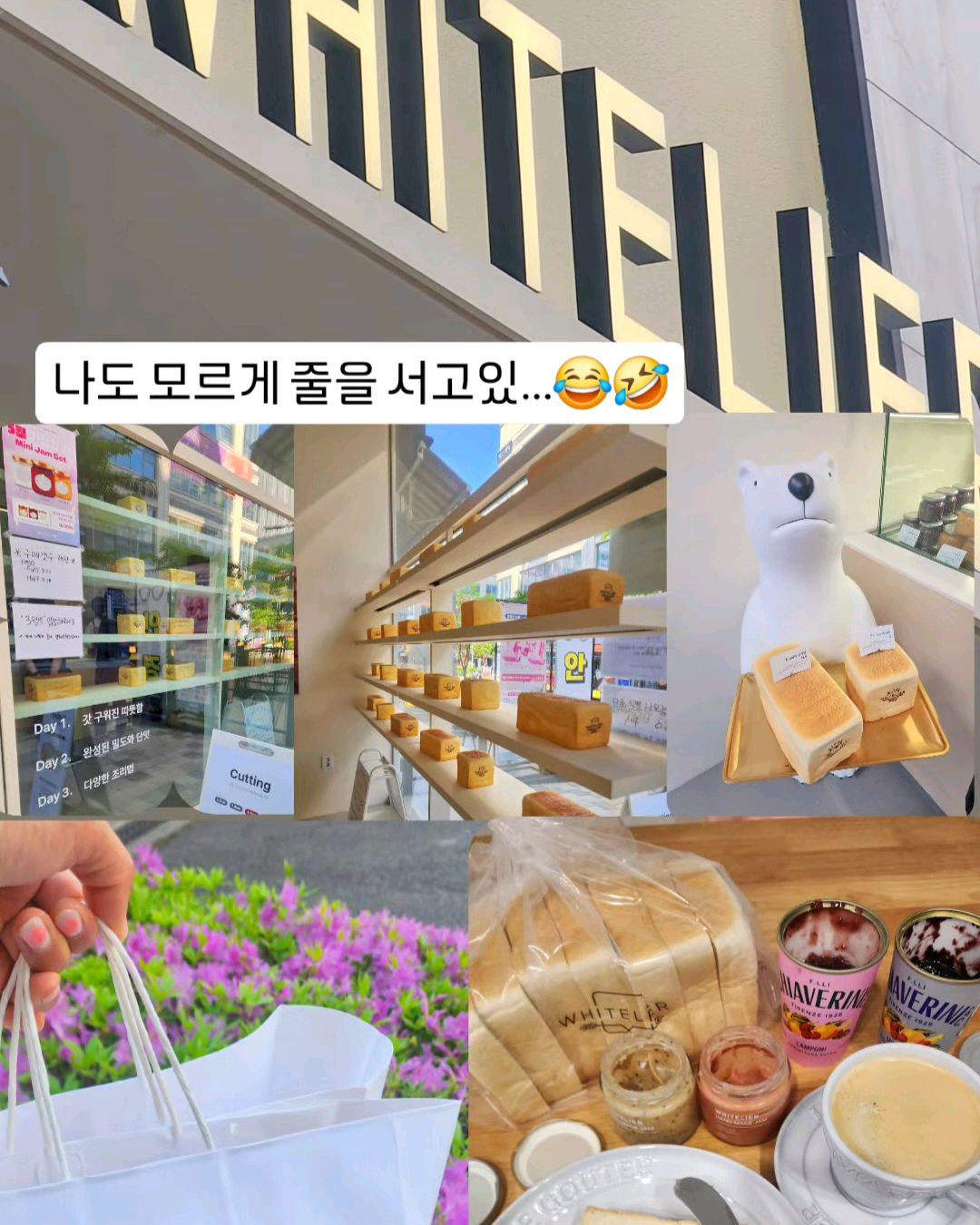 화이트리에 식빵은 인스타 공구때 택배로만 사먹다가 근처에 생겼다는 소식을 듣고 간 김에 나