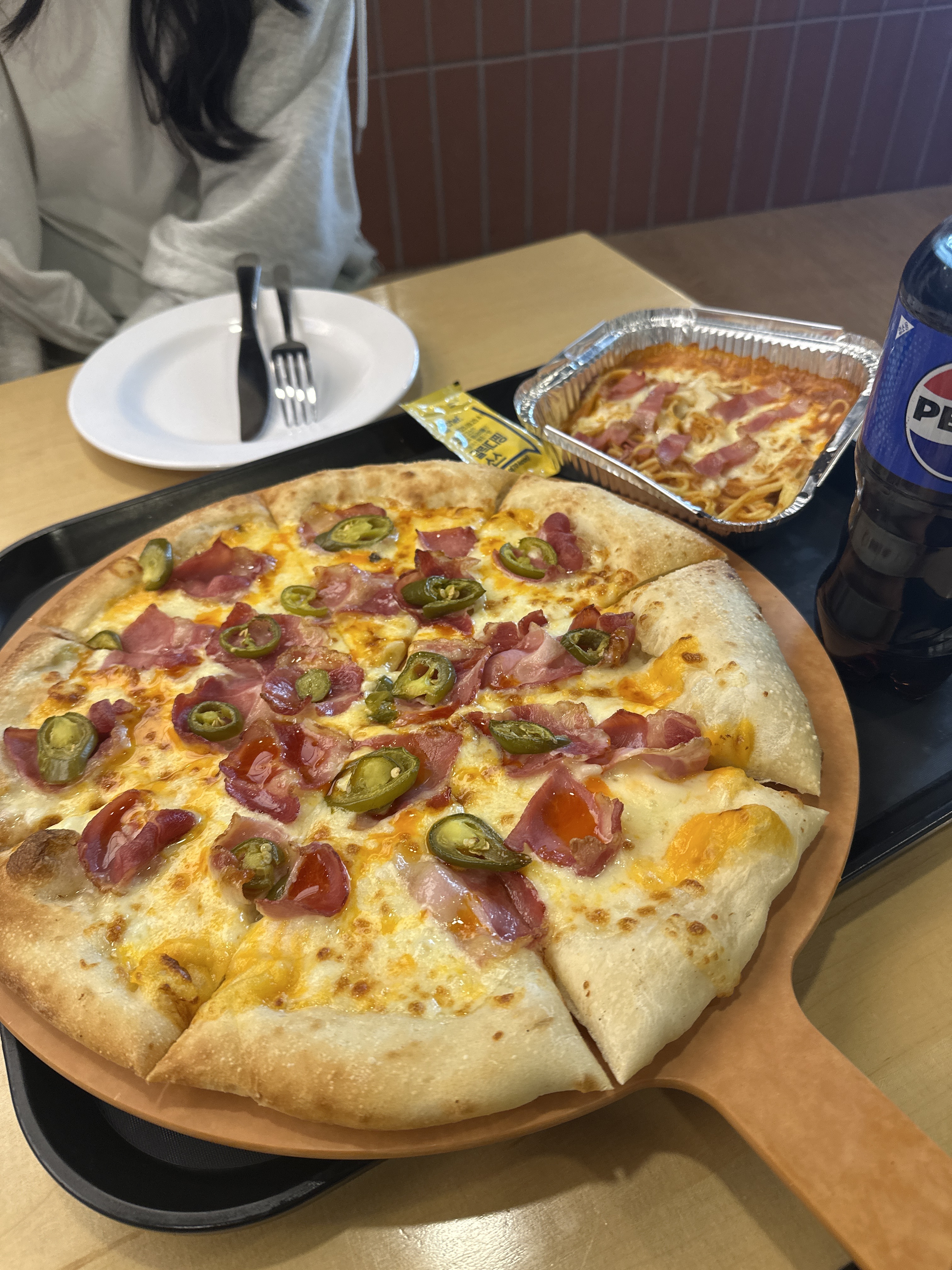 피자 바로 나온걸 먹어서 너무 맛있어요!! 😃 - 송파구 맛집 피자몰 NC송파점
