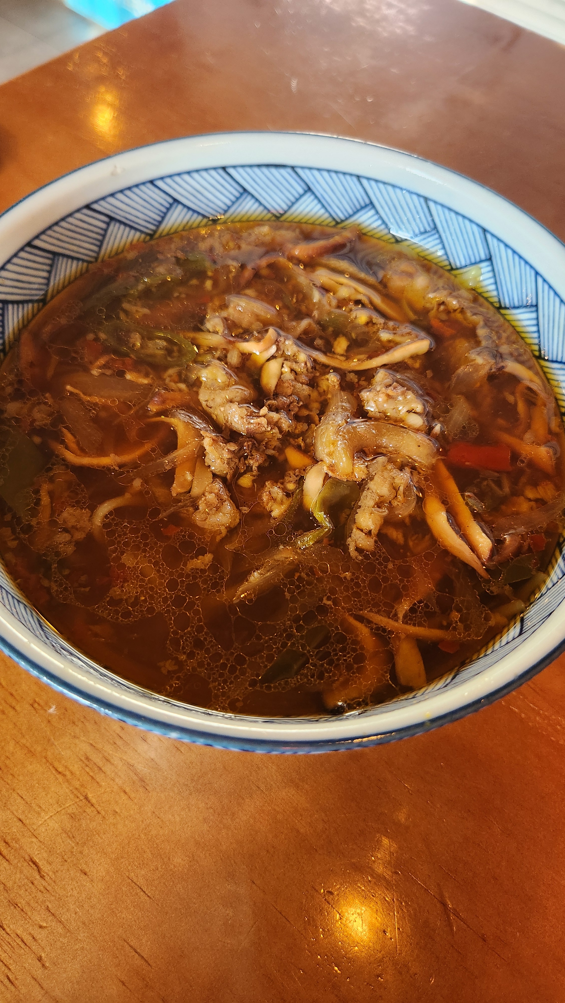 물비빔면과 온면. - 불당동 맛집 대림국수 천안불당점