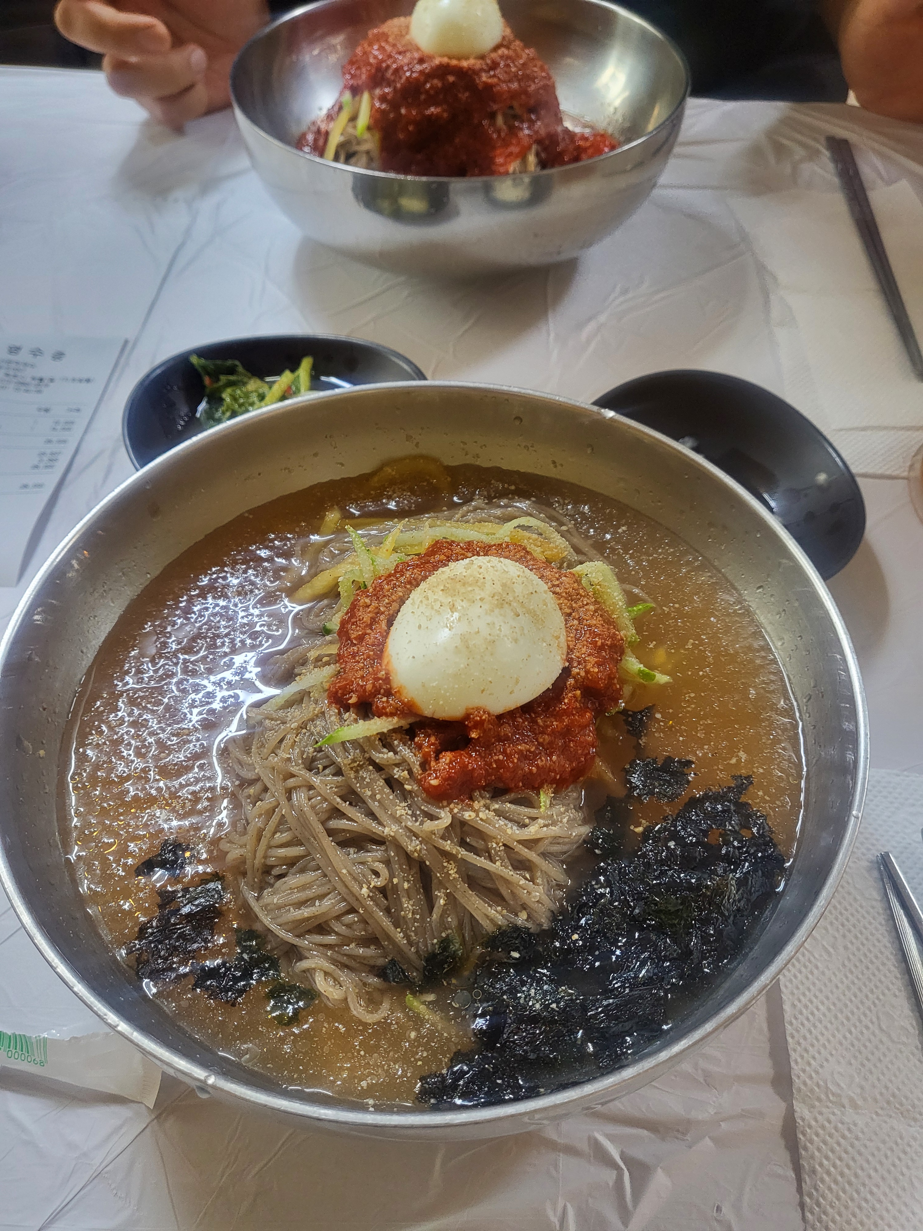 소개 받고 잦아 간 맛집♡ - 아바이마을 맛집 솔밭가든막국수