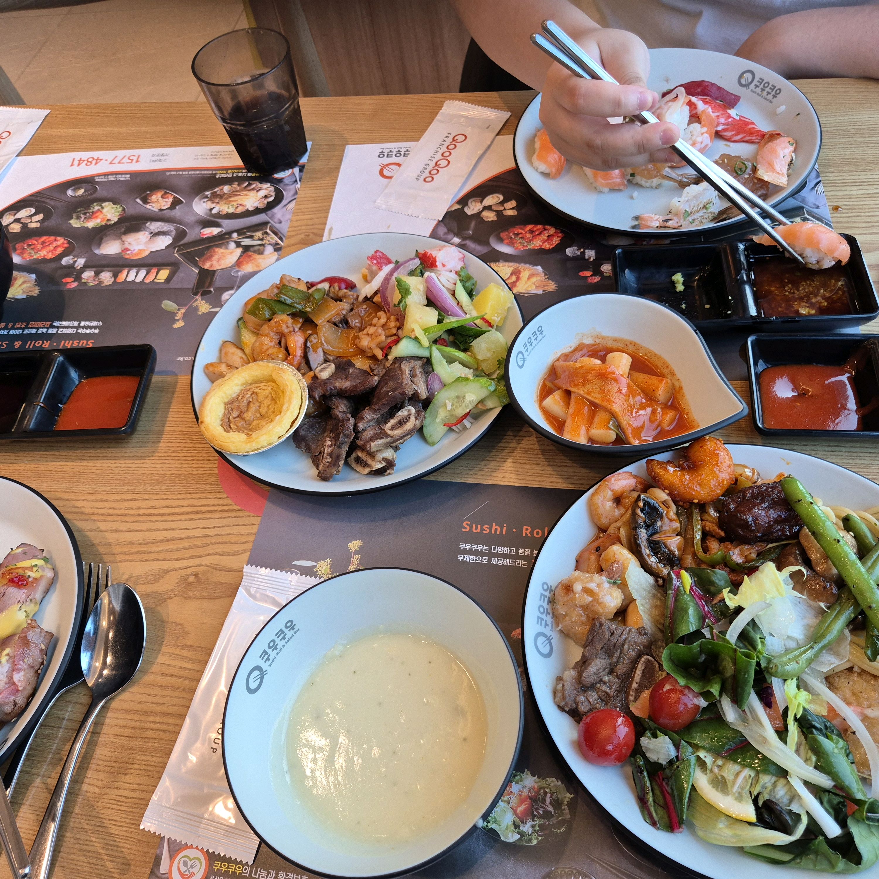 오랫만에 가서 초밥이랑 다양한거 많이 맛있게 먹고왔어요~ 강추! - 양주 옥정 맛집 추천 쿠우쿠우 양주옥정점