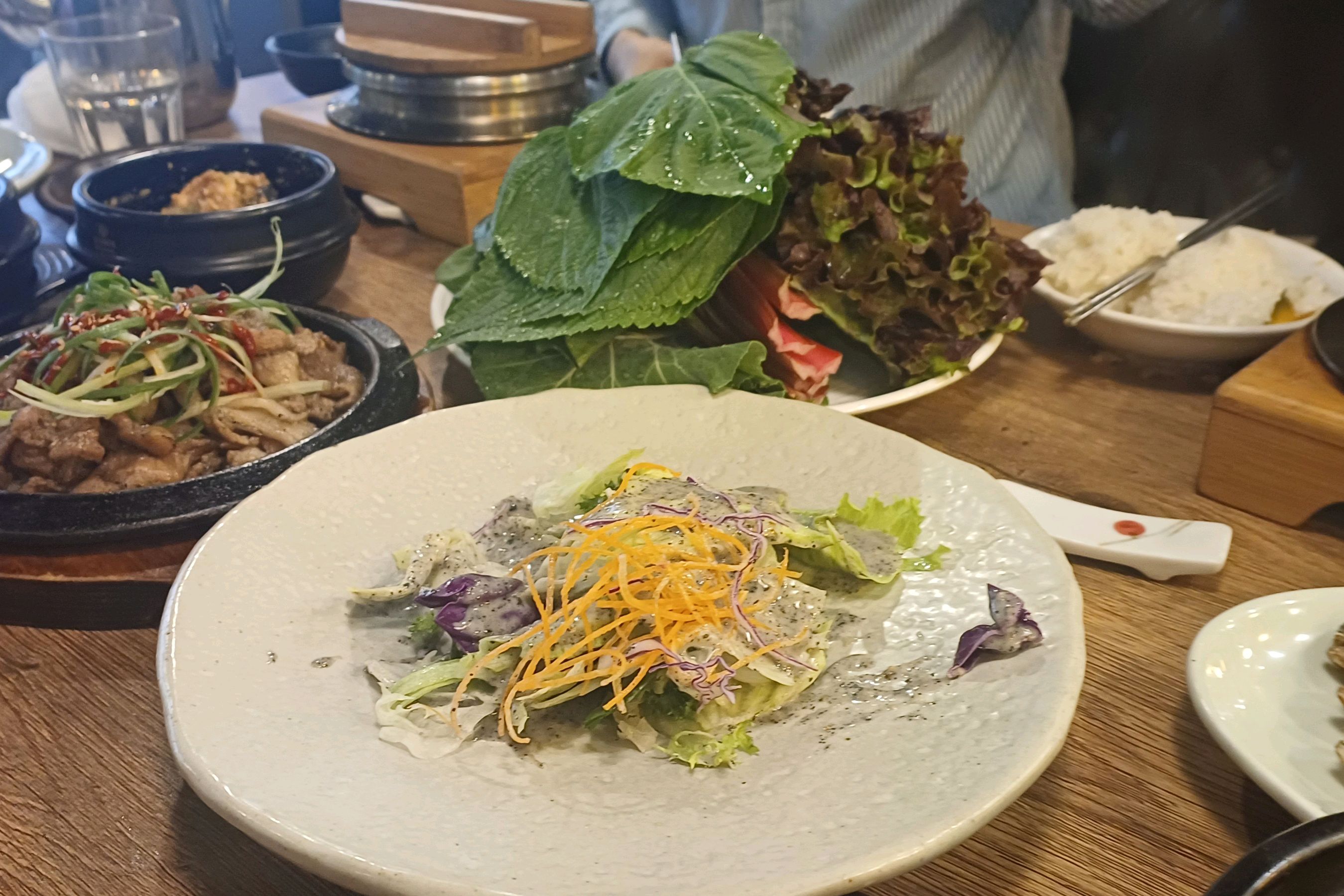 음식맛있고 깨끗합니다. - 인천 맛집 부평직화구이쌈밥