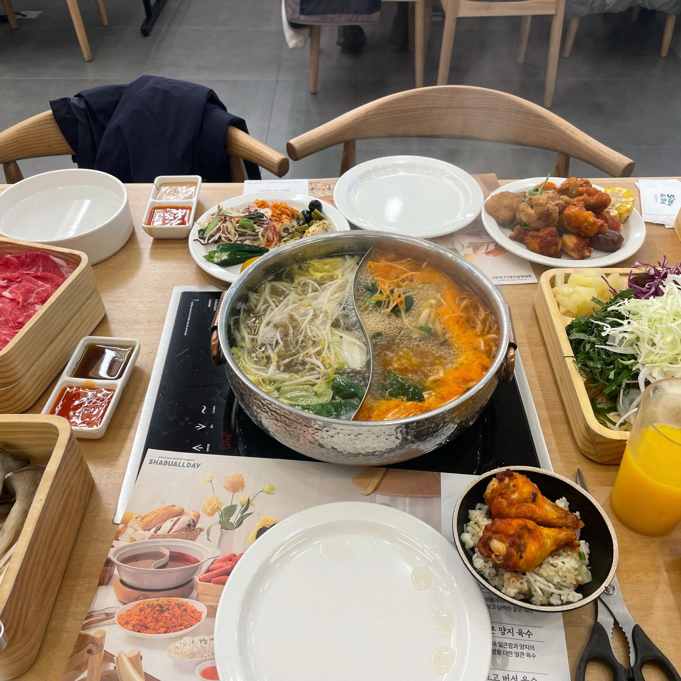 맛잇게 잘 먹엇습니다 ㅎㅎ - 평택 송탄 맛집 샤브올데이 평택신장점