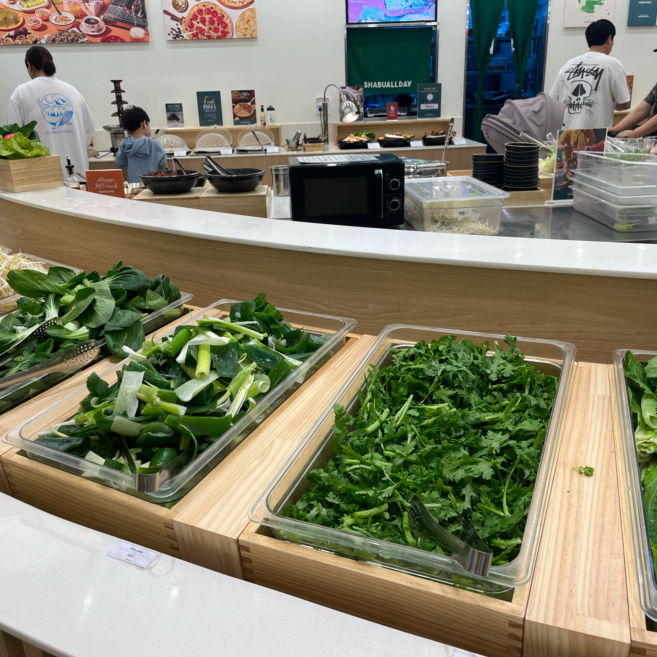 부모님이랑 아이랑 같이 와서 부담없이 먹기 좋아요 - 부산 해운대 맛집 샤브올데이 부산해운대점