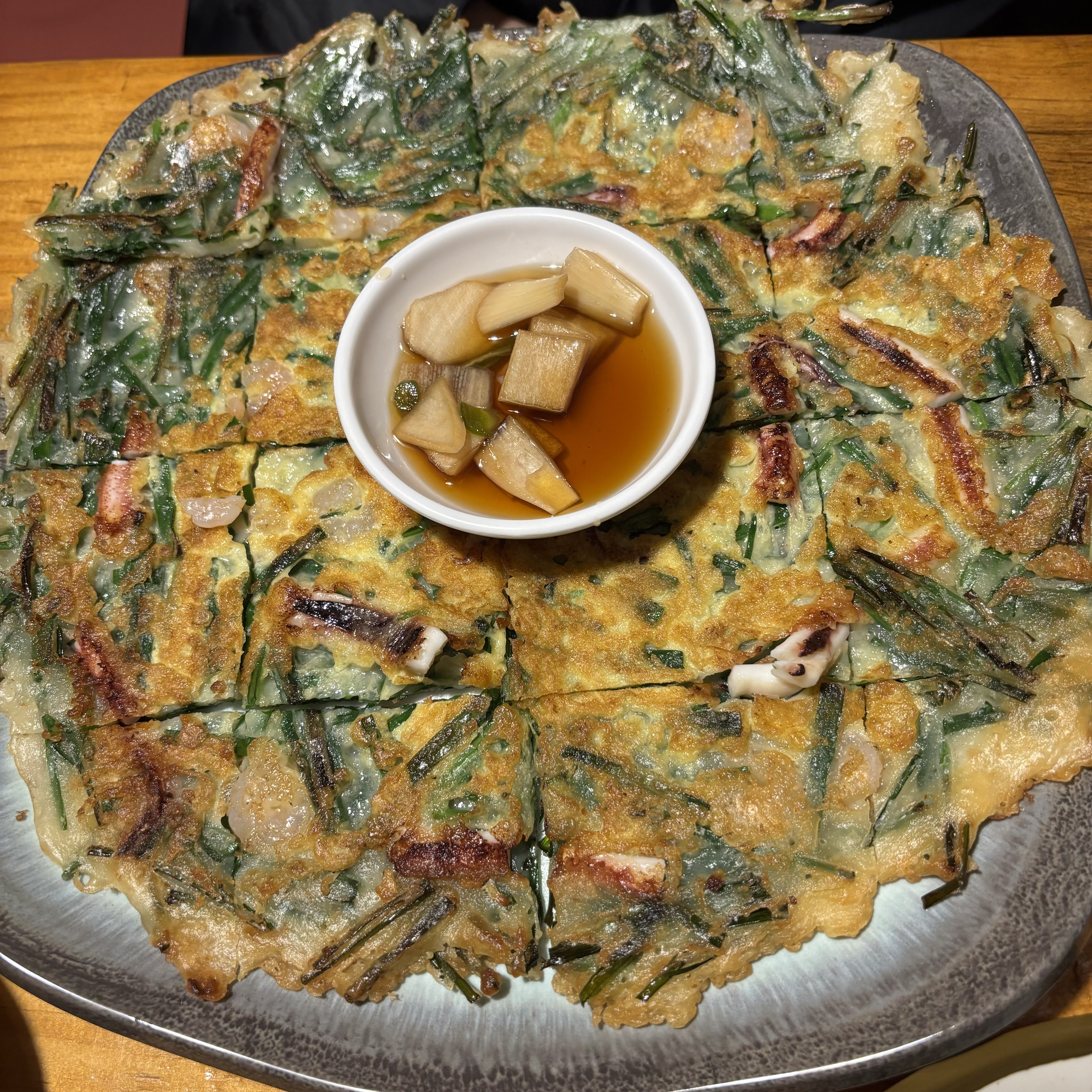 청학동 해물 부추전 넘 맛있어여~~!! - 천호동 맛집 청학동민속주점