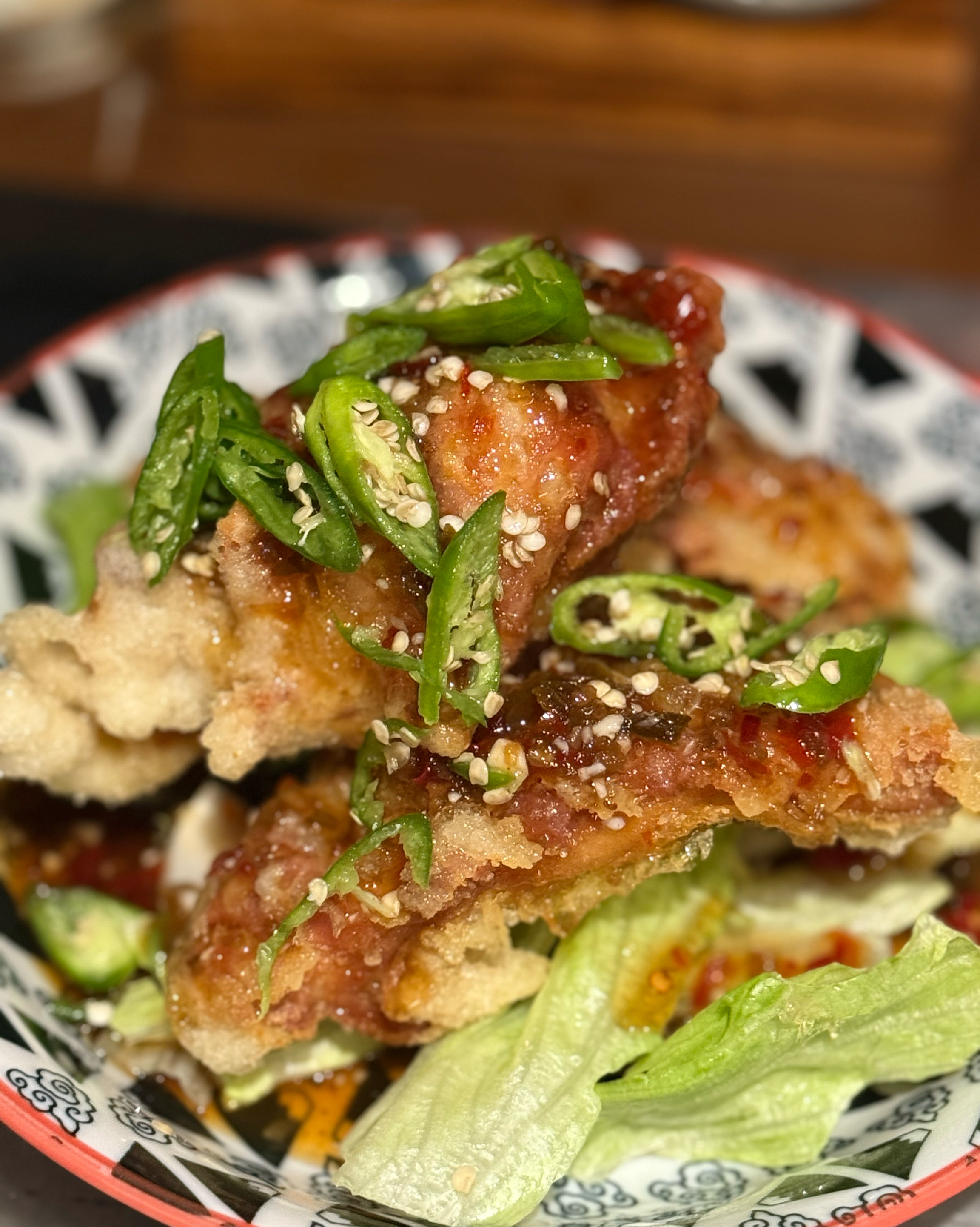 매콤달콤한 유린기