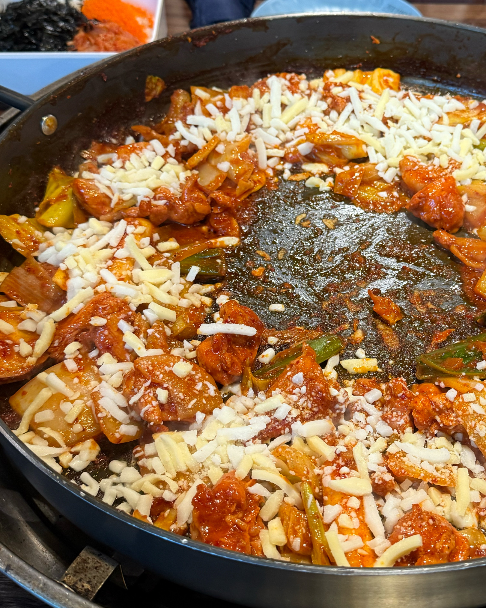 치즈닭갈비콤보 누가 만들었죠? 상줘야댐 - 안양 맛집 계탄언니 범계직영점