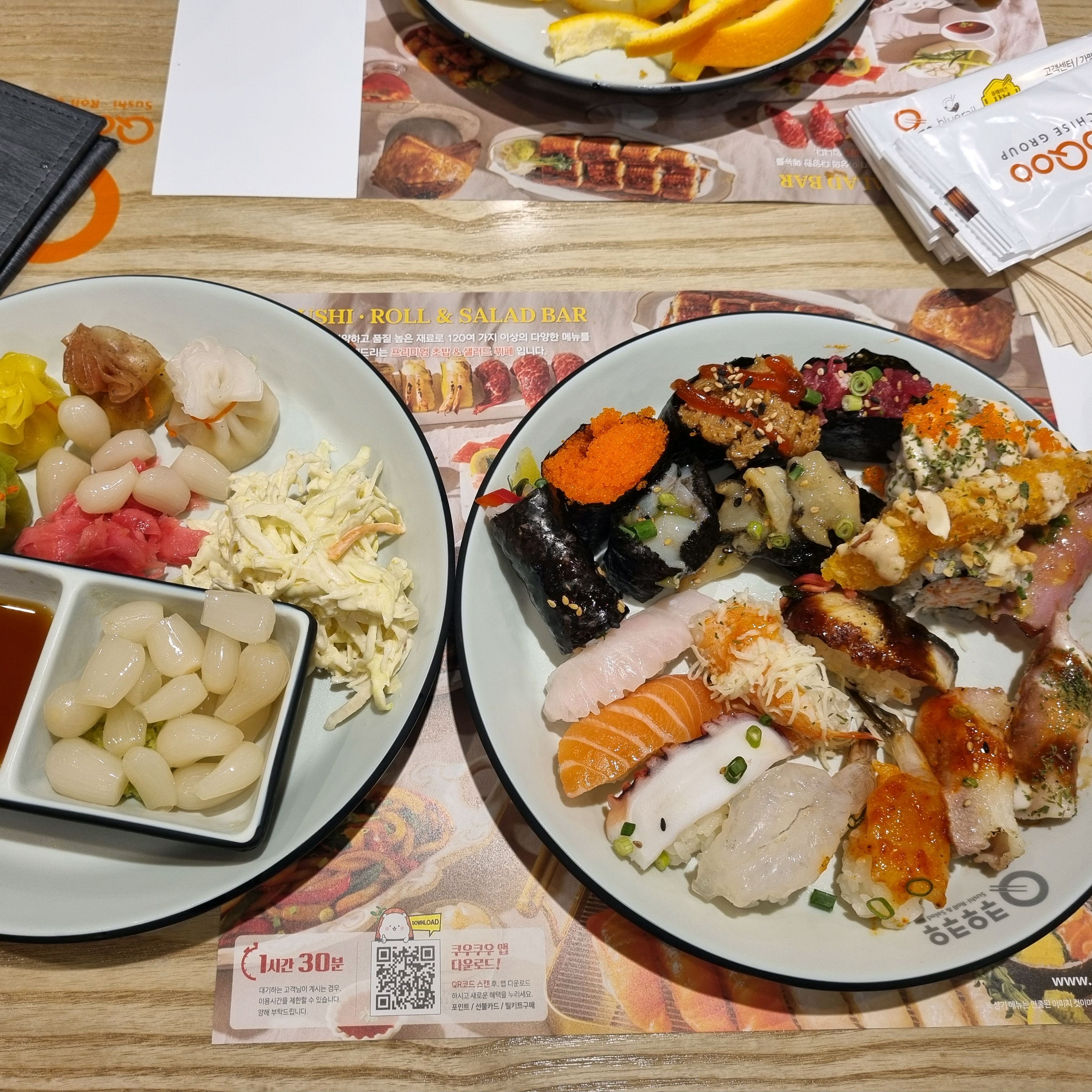 평일 런치 오픈런했어요~ - 창원 시티세븐 맛집 쿠우쿠우 창원점