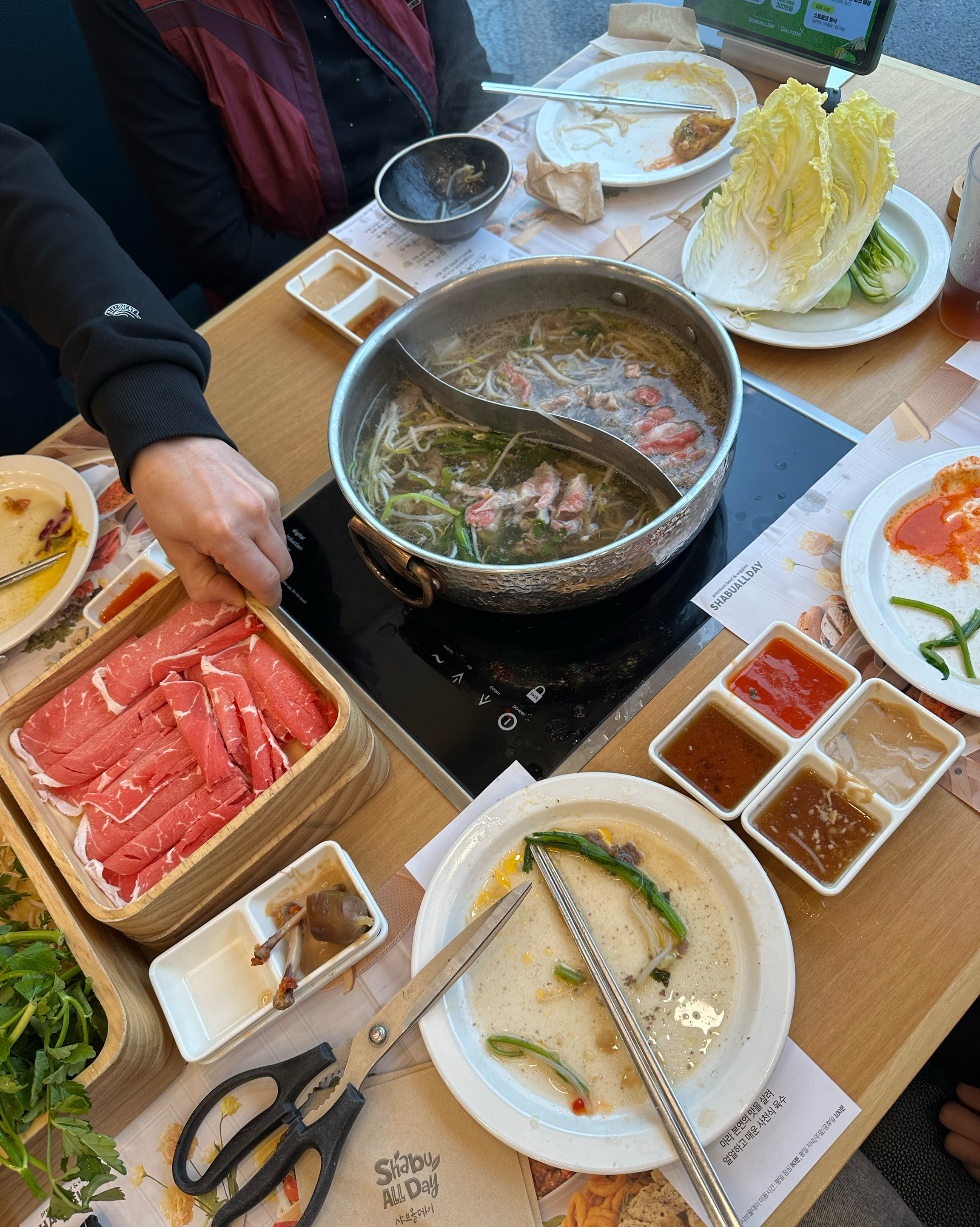 친절하고 맛있었어요^^ - 향남 맛집 샤브올데이 화성향남점