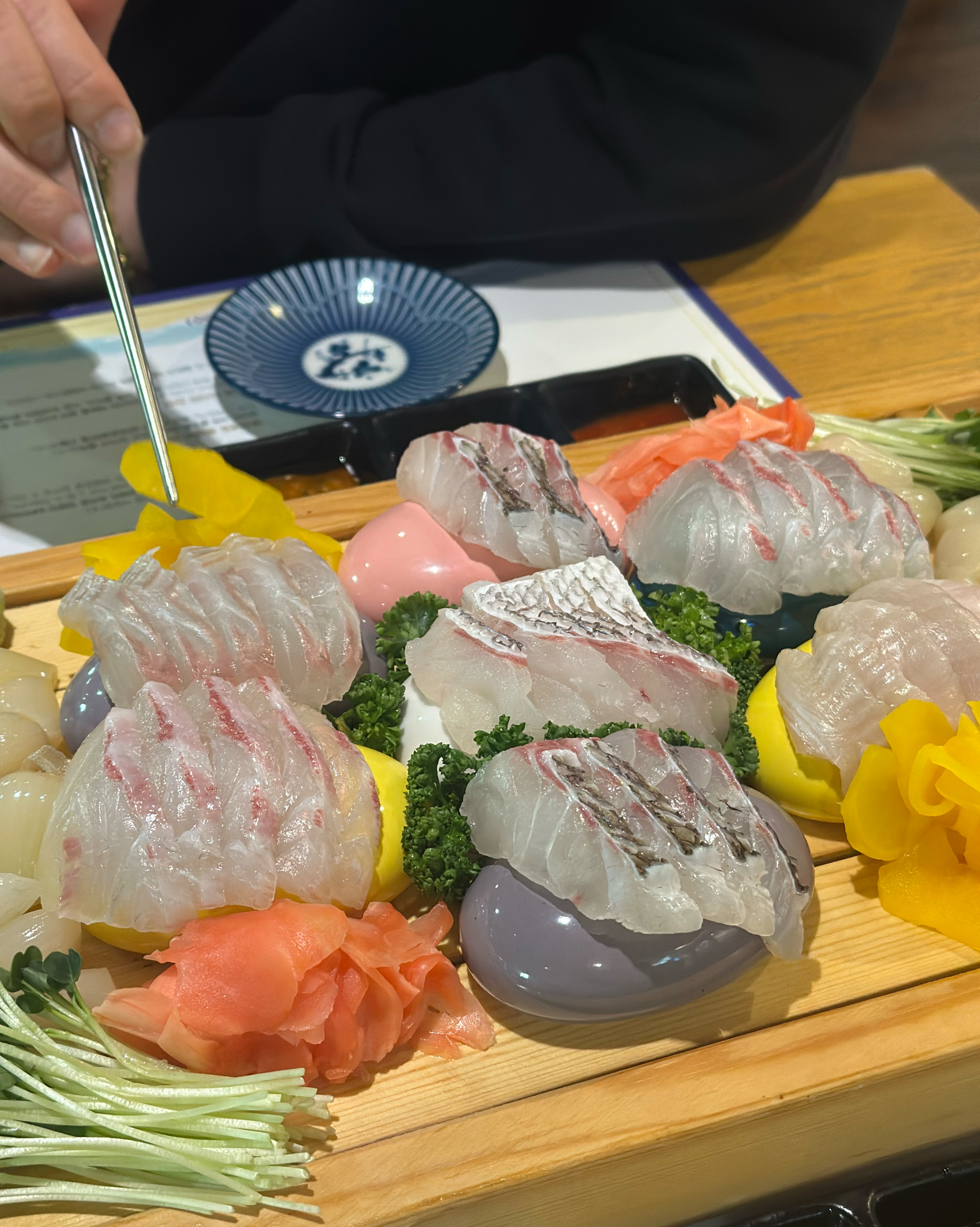 스끼도 잘나오고 회도 완전 부드럽구 맛있어요!! - 정자역 맛집 물고기자리 정자점