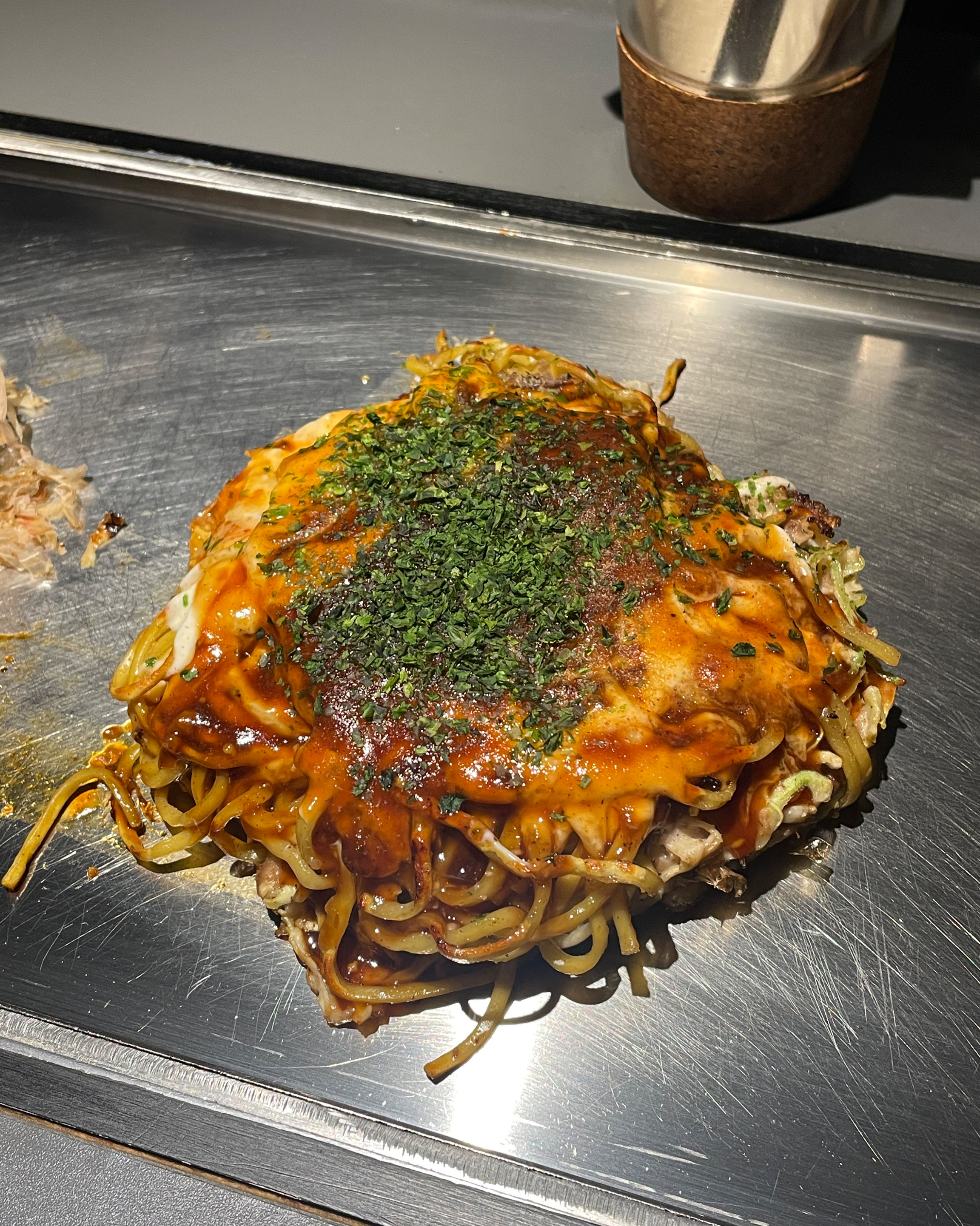 남자친구랑 데이트하고 저녁 먹으러 방문했어요~ 서울3대 오꼬노미야끼 맛집답게 정말 맛있어요