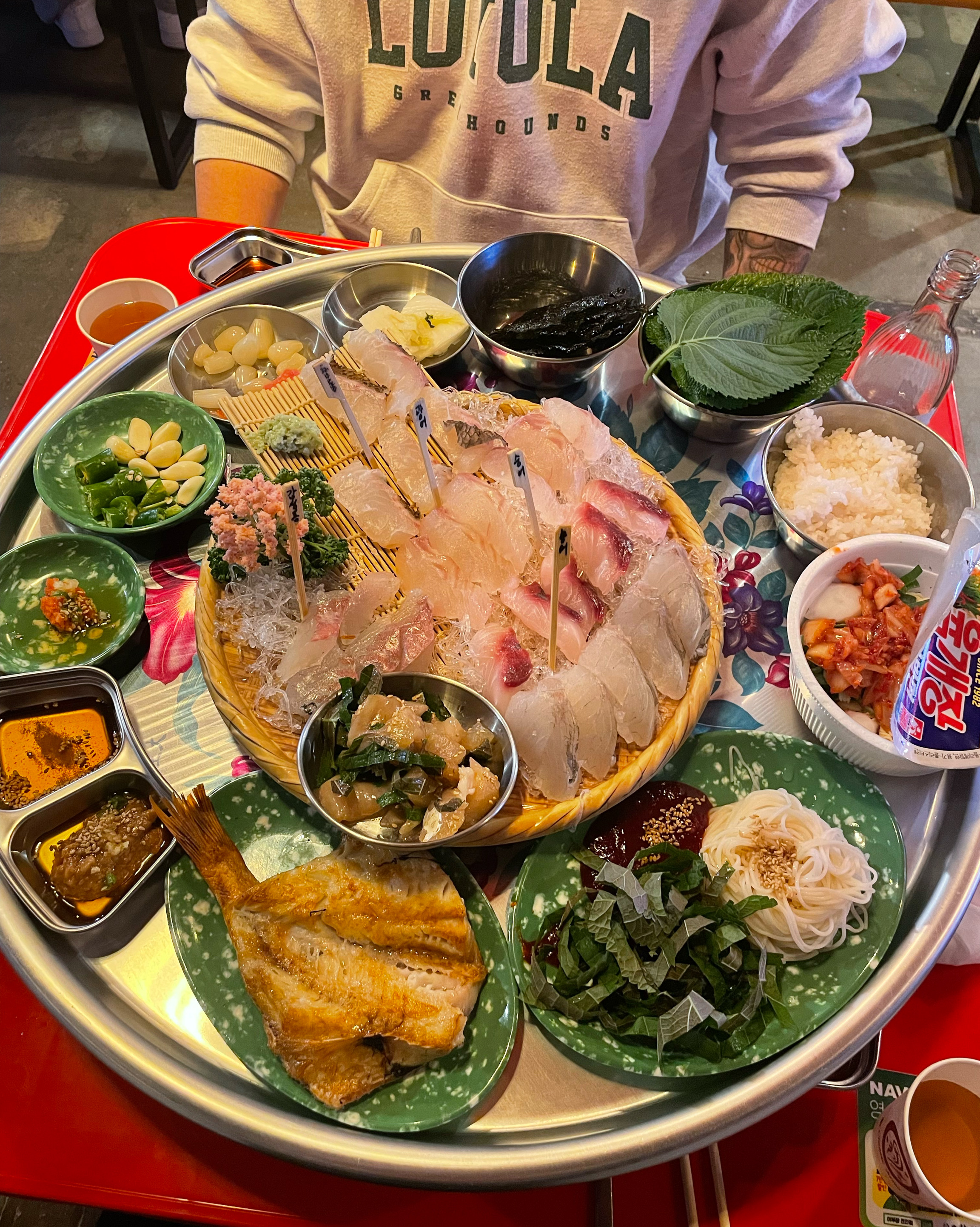해물을 별로 안좋아해서 숙성회로만 시켰는데..... - 불당동 맛집 어부장 천안점