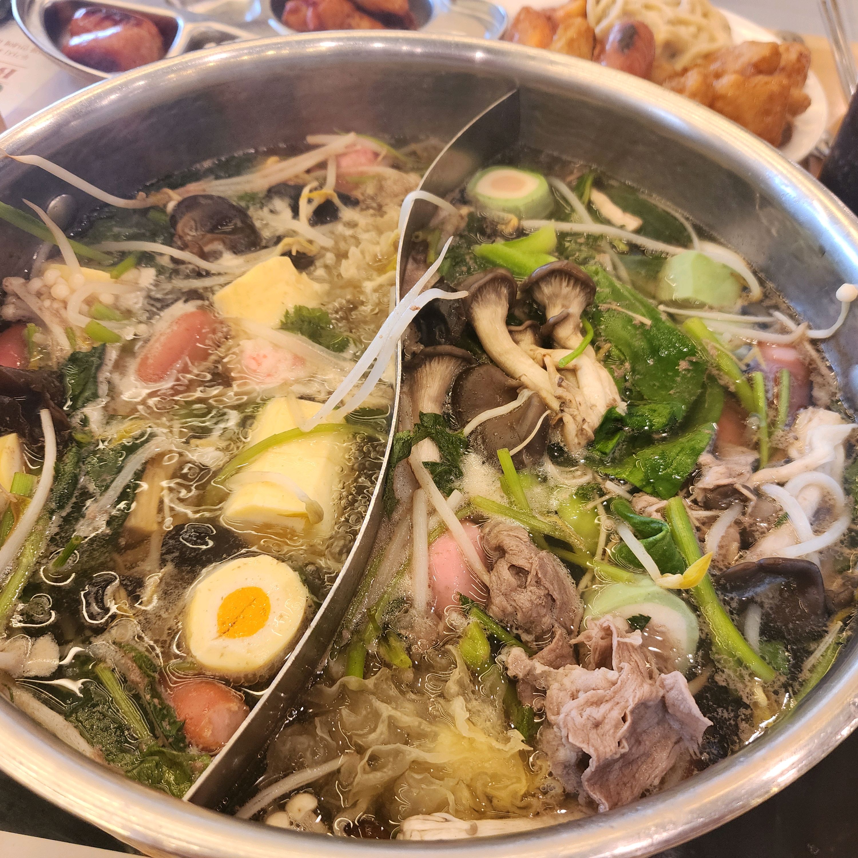 샤브올데이 생겼다길래 아이들과 영화보러왔다가 방문했어요 - 이천 하이닉스 맛집 샤브올데이 경기이천점