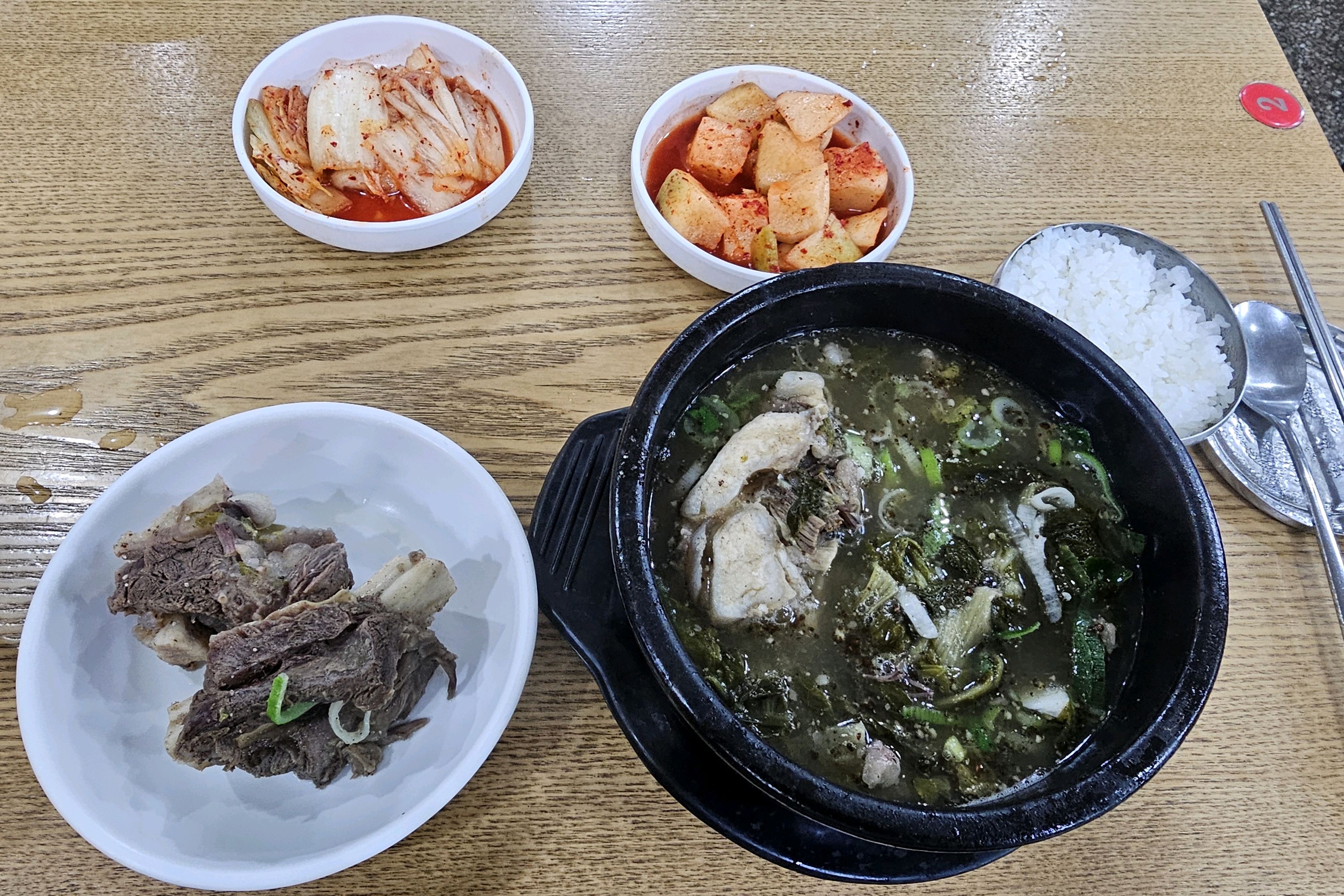 음식나오는 순서를 더신경쓰셔야될거같습니다 - 인천 맛집 평양옥