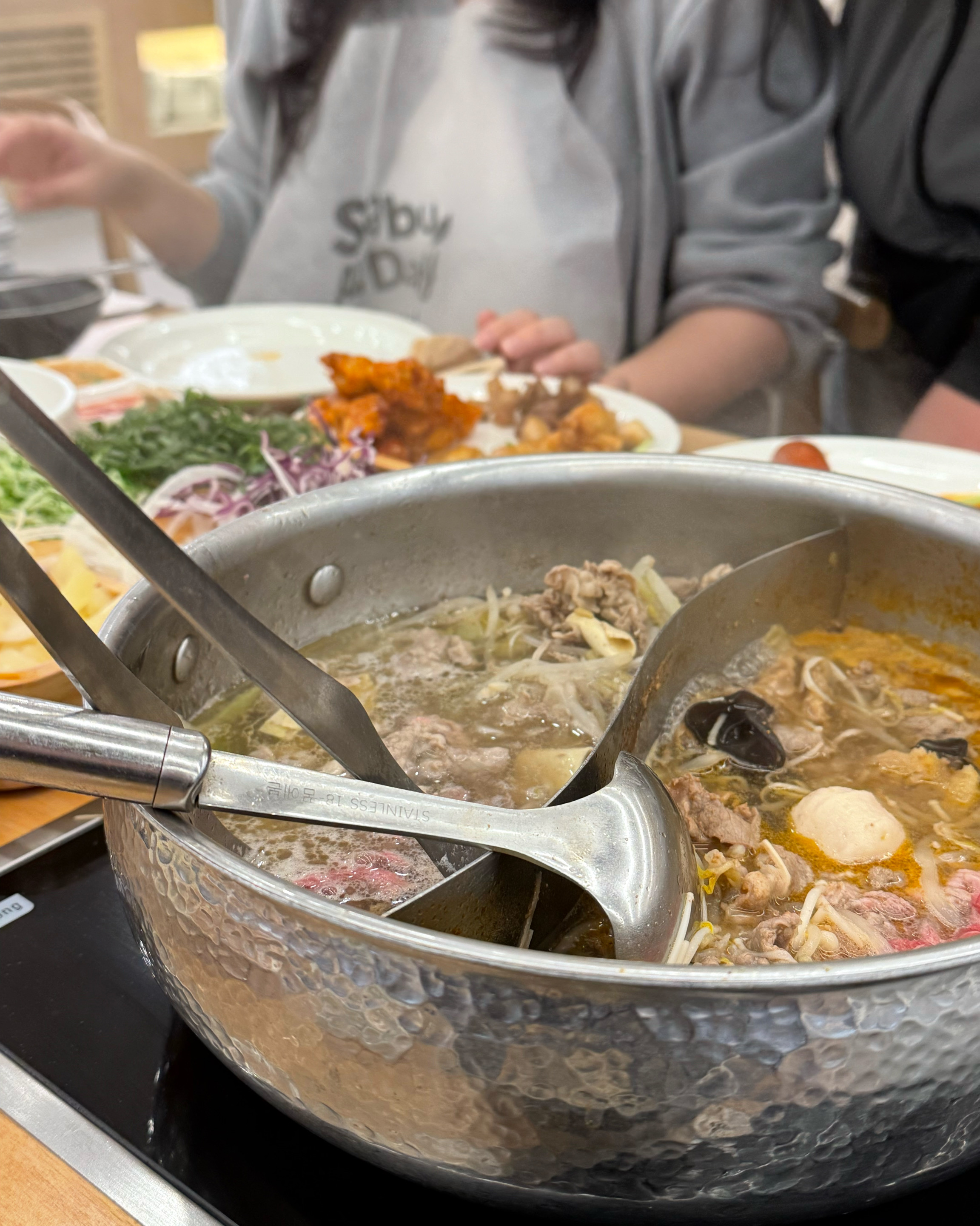 웨이팅 좀 있긴 햇는데 - 부산 화명동 맛집 샤브올데이 부산화명점