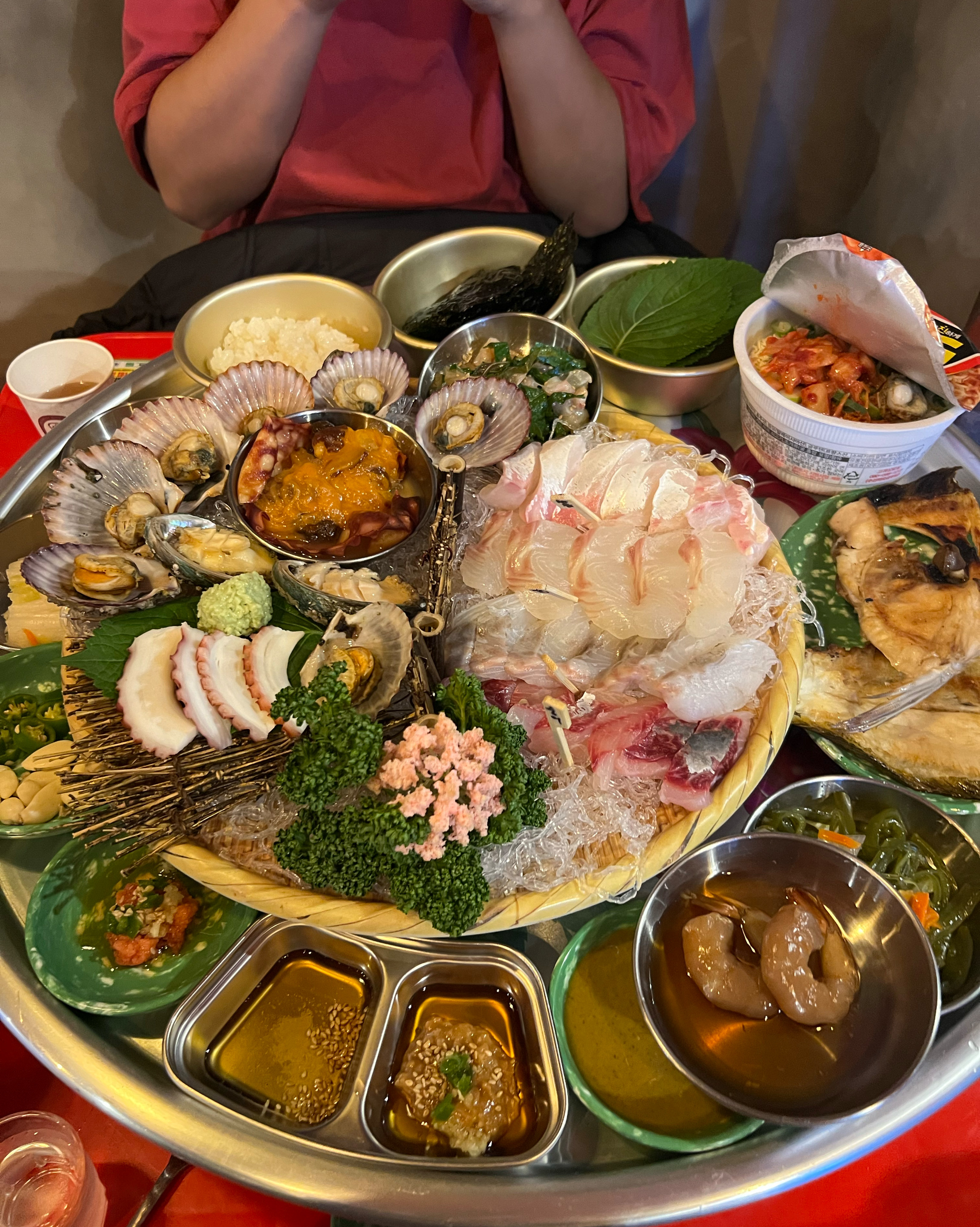 회가 항상 신선해서 맛있고 반찬도 많아서 - 불당동 맛집 어부장 천안점