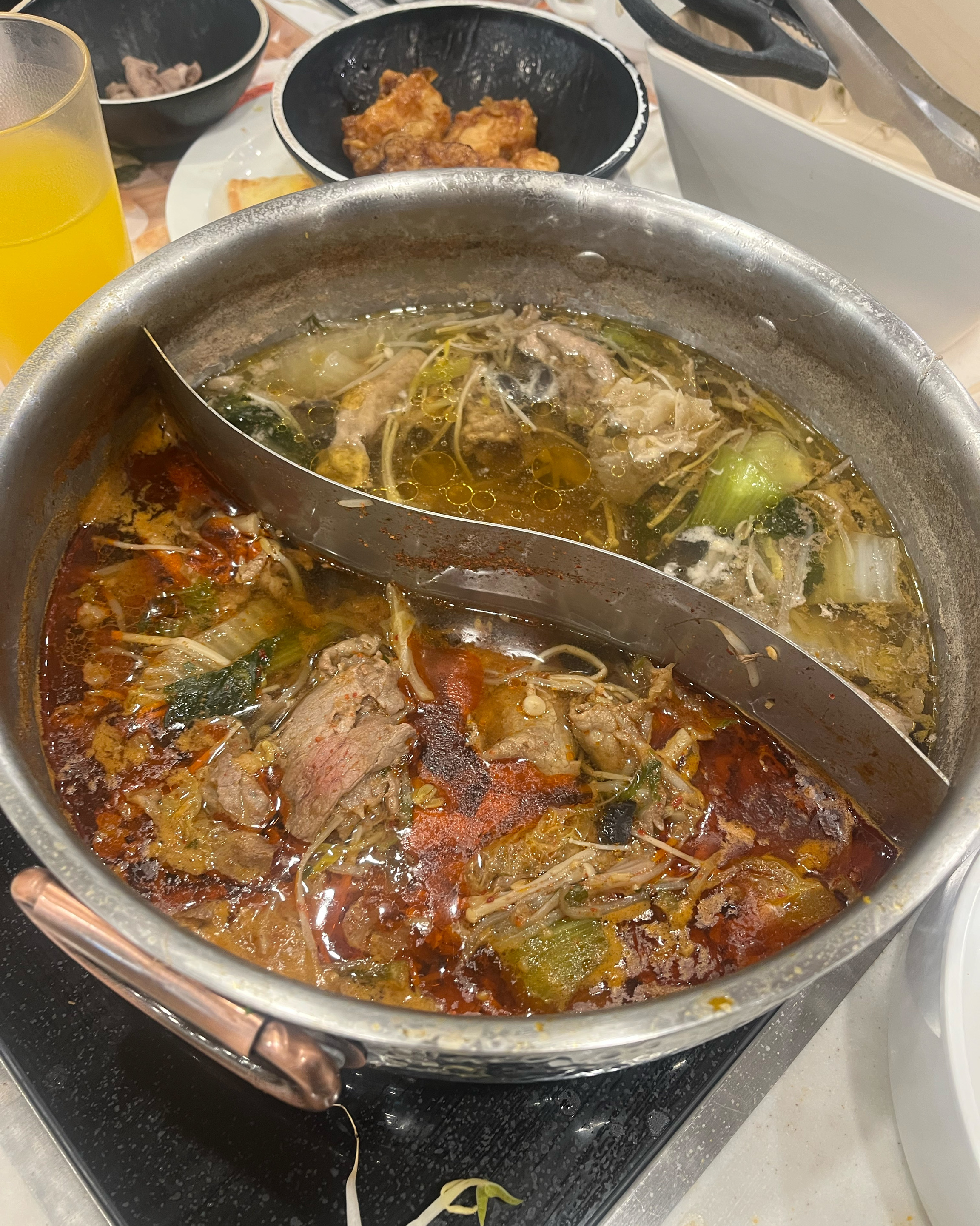 진짜 맛잇게 잘먹엇어요 가족들끼리 오기좋아요 - 의정부 민락 맛집 샤브올데이 의정부민락점