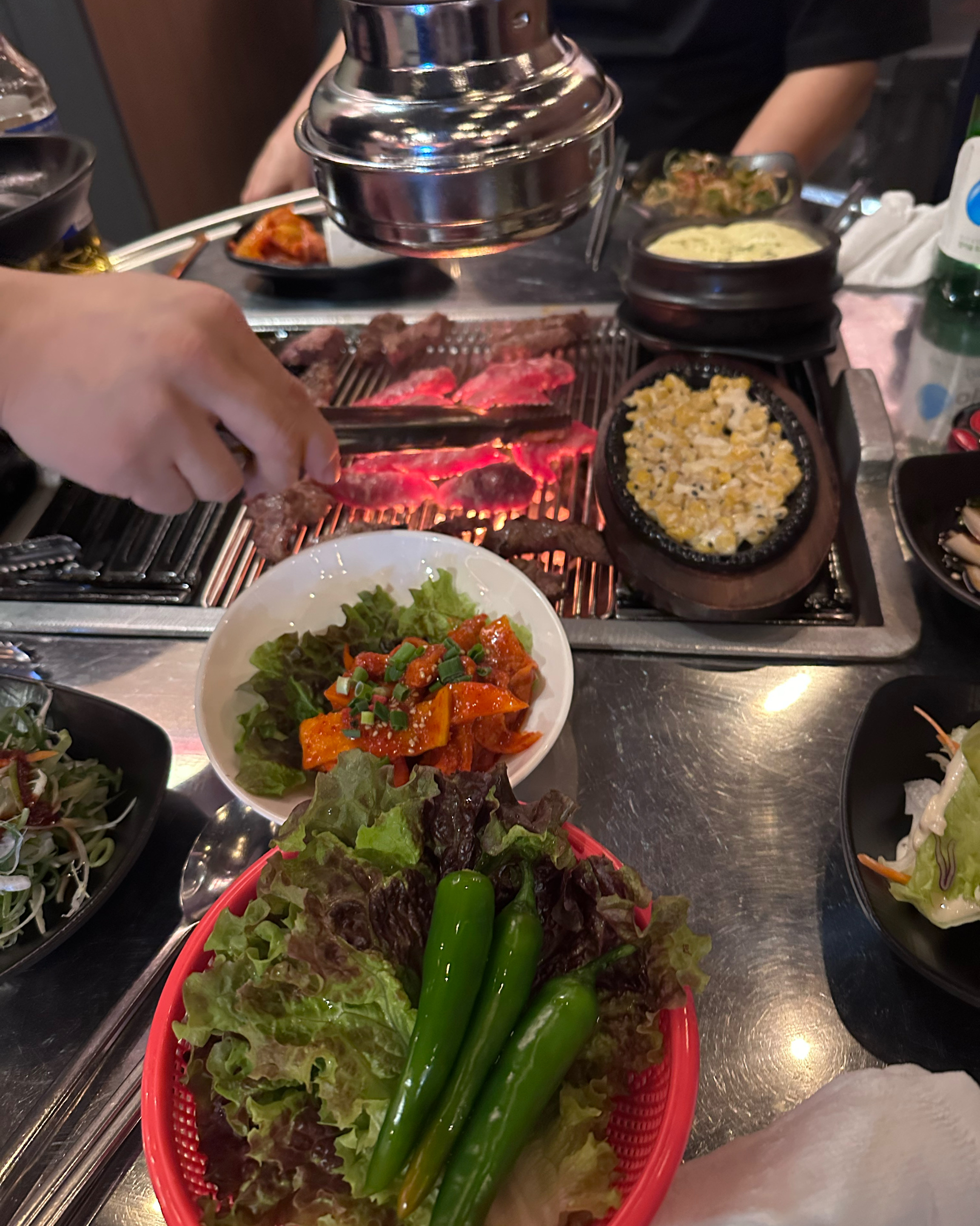 연탄불이라 그런지 우앙~엄청 맛있네요👍사장님도 넘친절하시고 기대 이상입니다 ㅎㅎ - 불당동 맛집 노을연탄구이 불당직영점