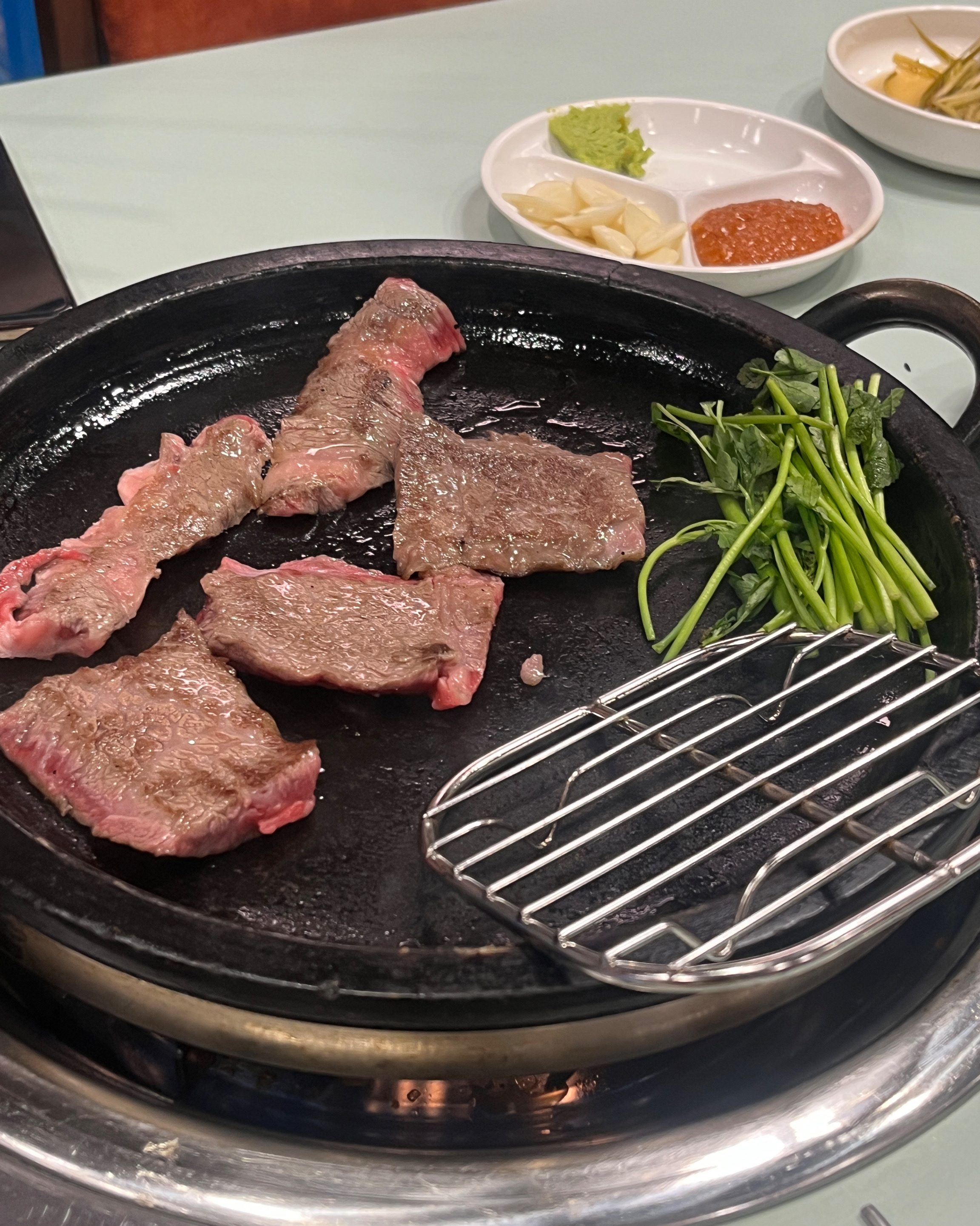 생각보다 웨이팅도 길지 않게 들어왔어요! - 불당동 맛집 꾸석지돌판한우 천안신불당점