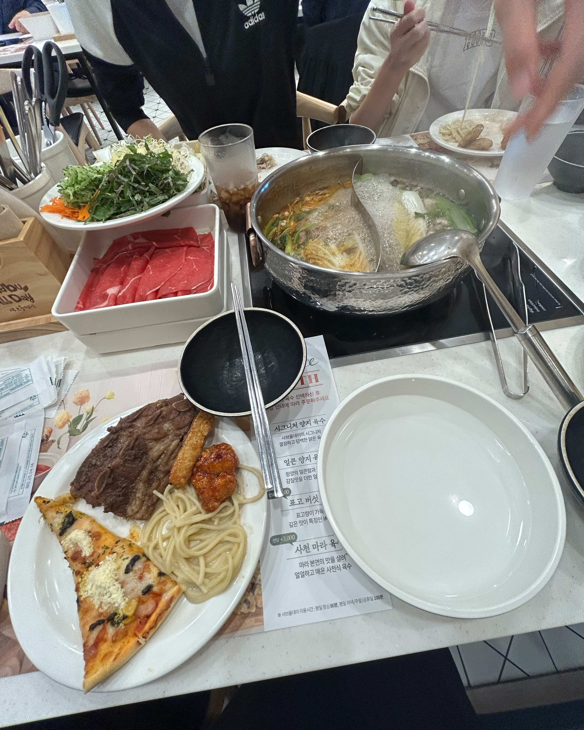 정말 맛있고 이렇게 큰 샤브올데이는 처음 와봐요 정말 맛있게 잘먹었습니다 - 의정부 민락 맛집 샤브올데이 의정부민락점