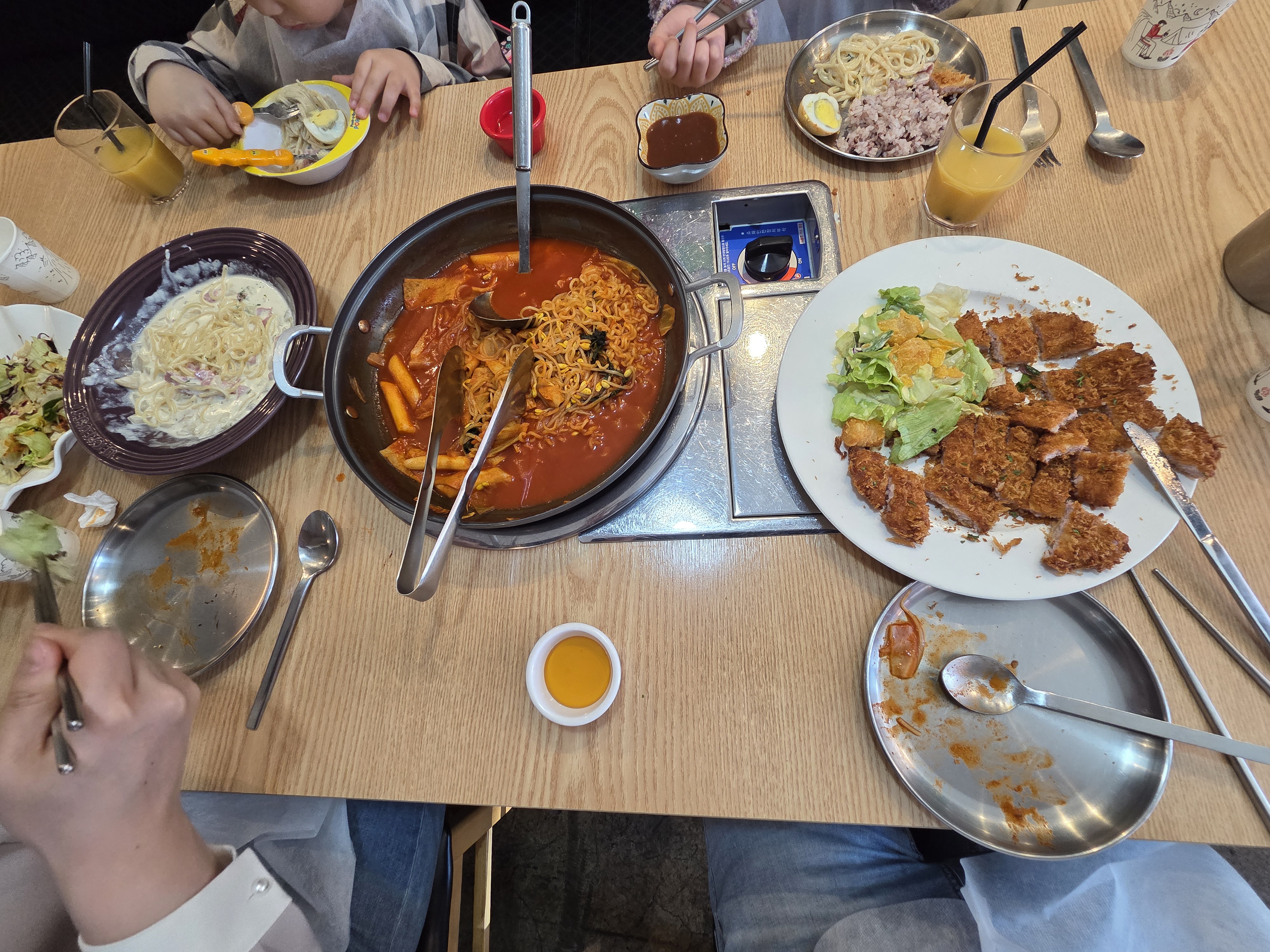 연애할때부터 왔던곳인데 이제 아이 둘하고 같이 왔네요~~ - 불당동 맛집 아띠랑스 천안불당점