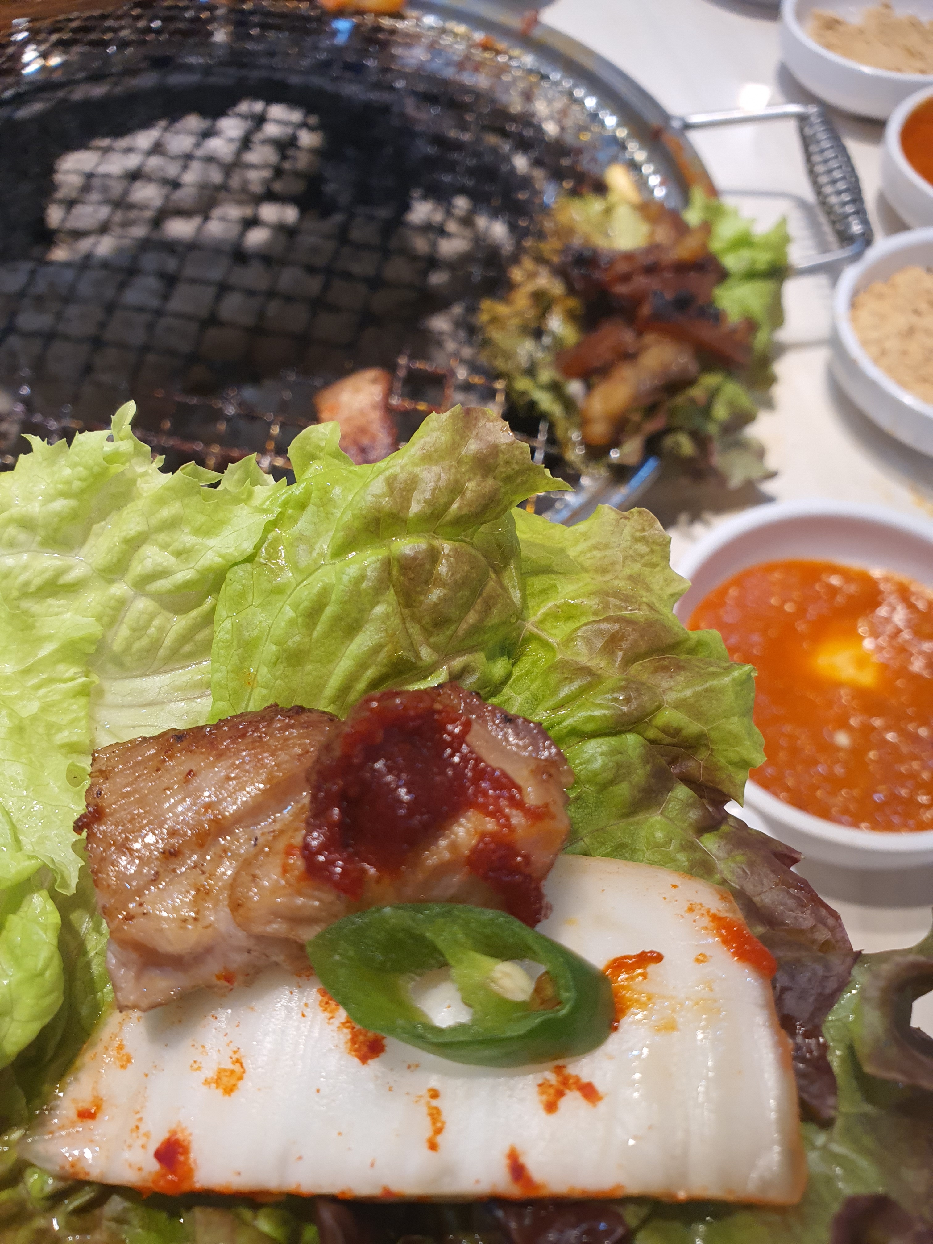진짜 고기 맛있고 사장님 직원 분 친절하세요!!! - 김포 양곡 맛집 명륜진사갈비 김포양곡점
