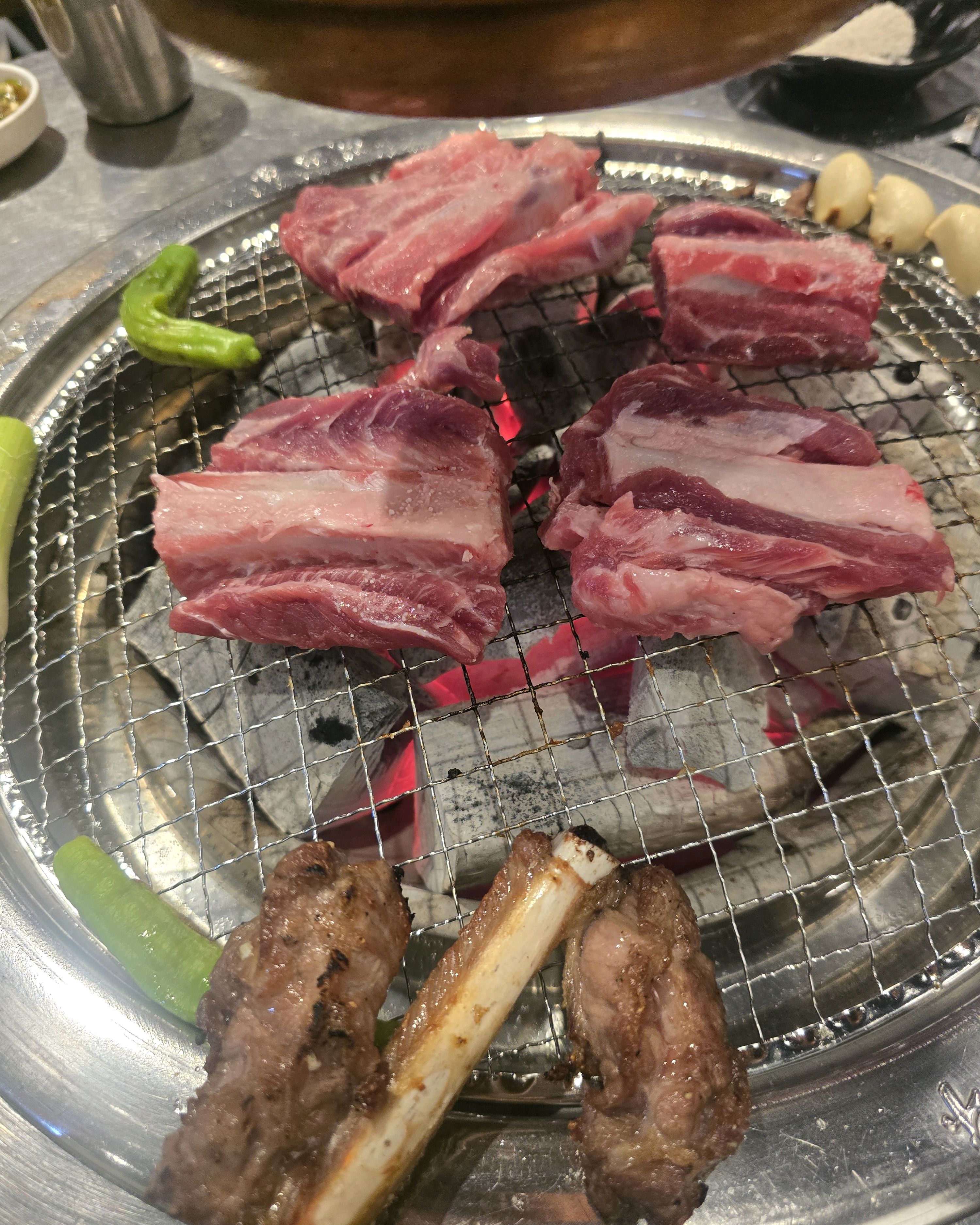 맛나게. 잘먹었습니다. 껍데기. 맛나요 - 대전 맛집 팔팔생갈비
