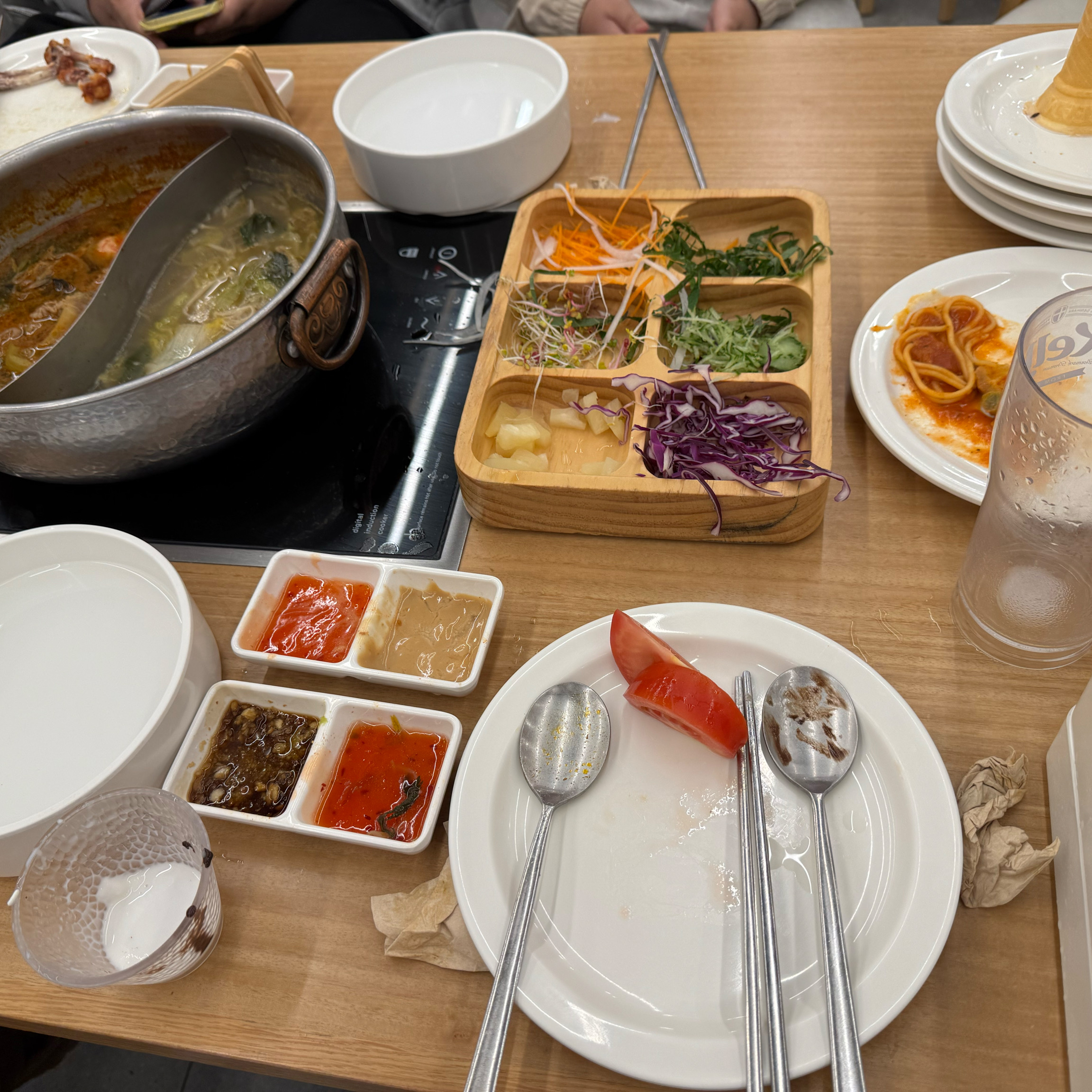 공휴일이라 대기시간 길었지만 넘넘 맛있었어요 - 부산 화명동 맛집 샤브올데이 부산화명점