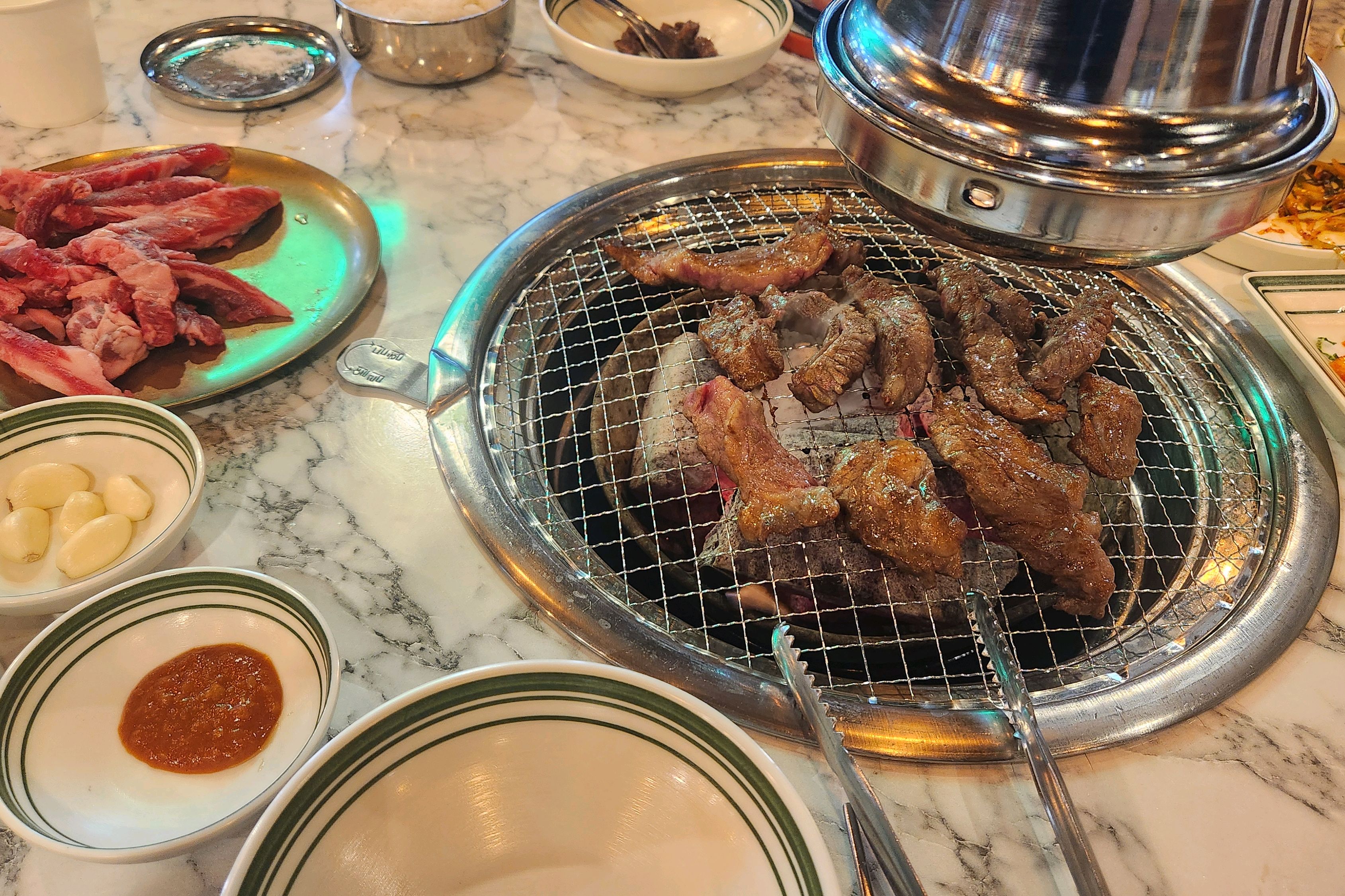주말에 이이와함께 맛잇는 고기맛집 고기굽는 방앗간에 왓습니다. - 인천 맛집 고기굽는방앗간 인천주안점