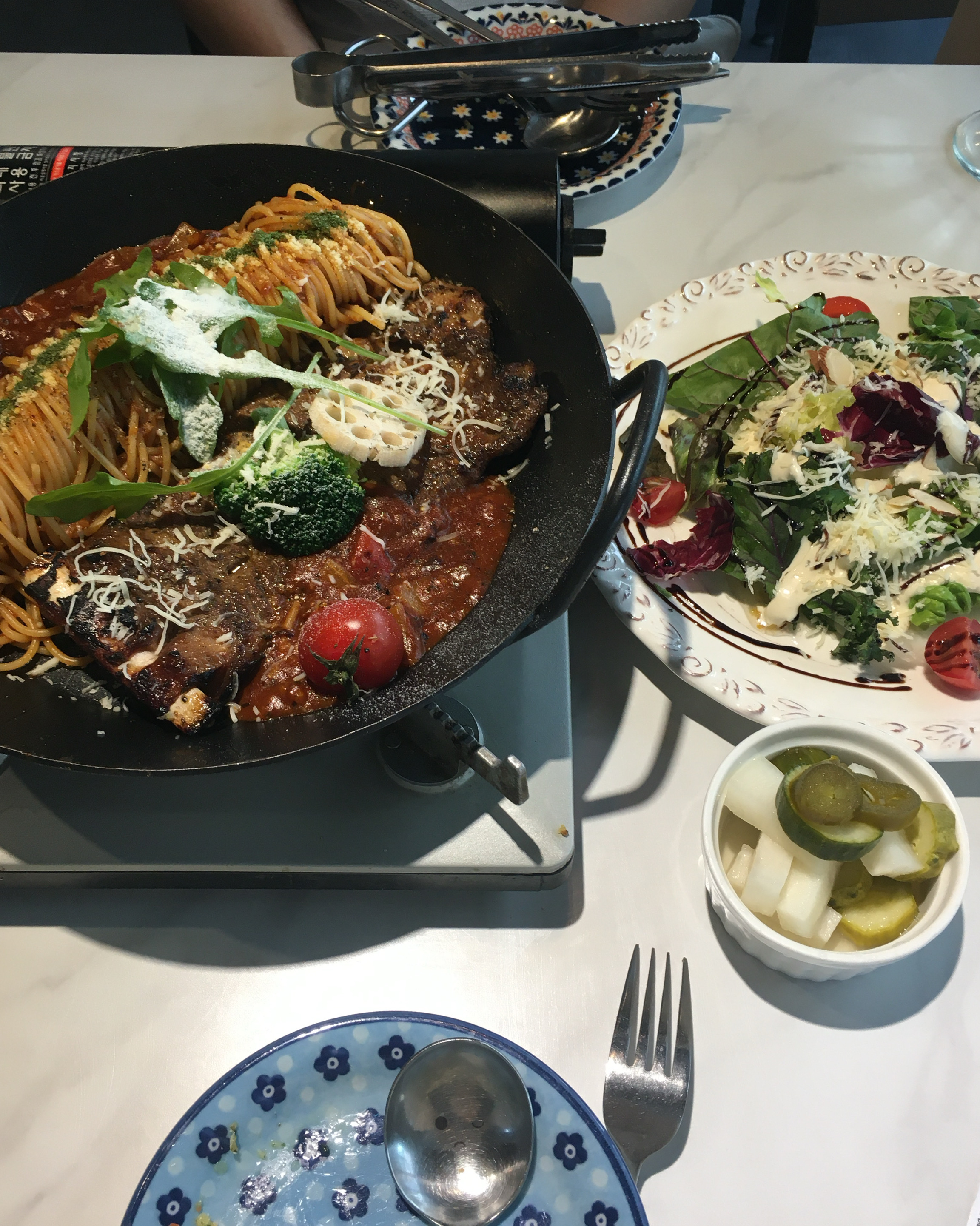 양도 많고 맛도 너무 맛있었습니다! - 망원동 맛집 따식 갈비파스타 망원