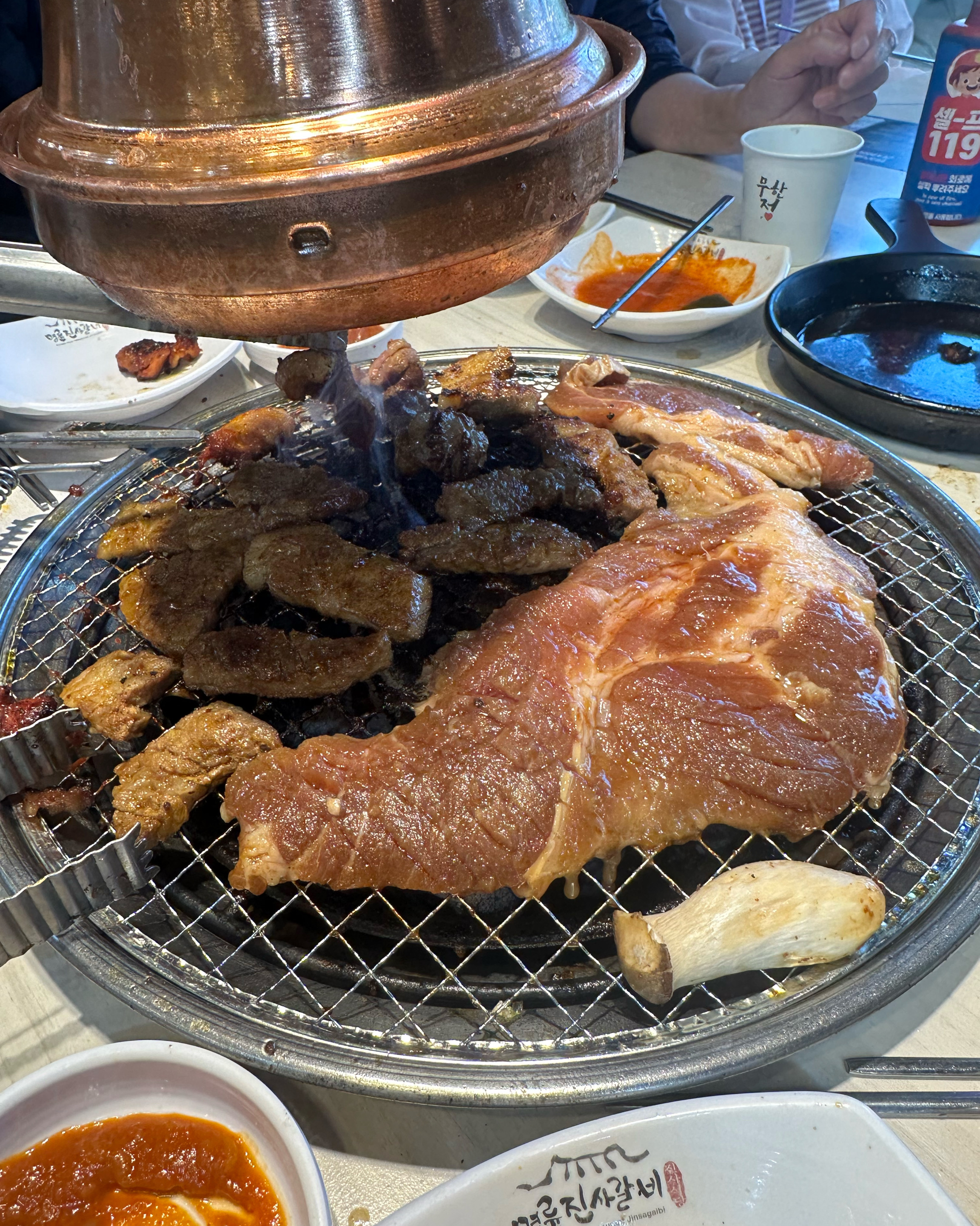 여기 직원들 정말 목소리 - 하남 풍산역 맛집 명륜진사갈비 하남풍산역점