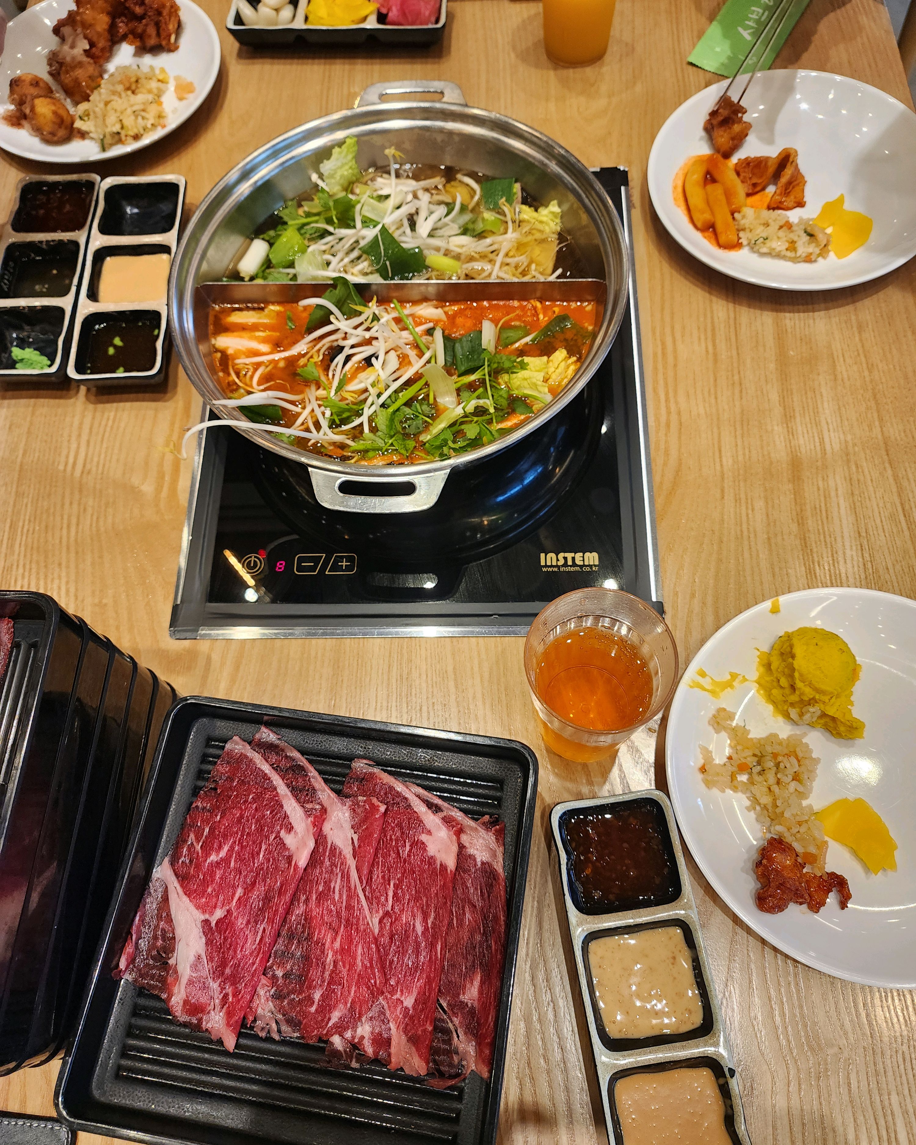 웨이팅50분.... - 부산 동래 맛집 샤브20 동래점