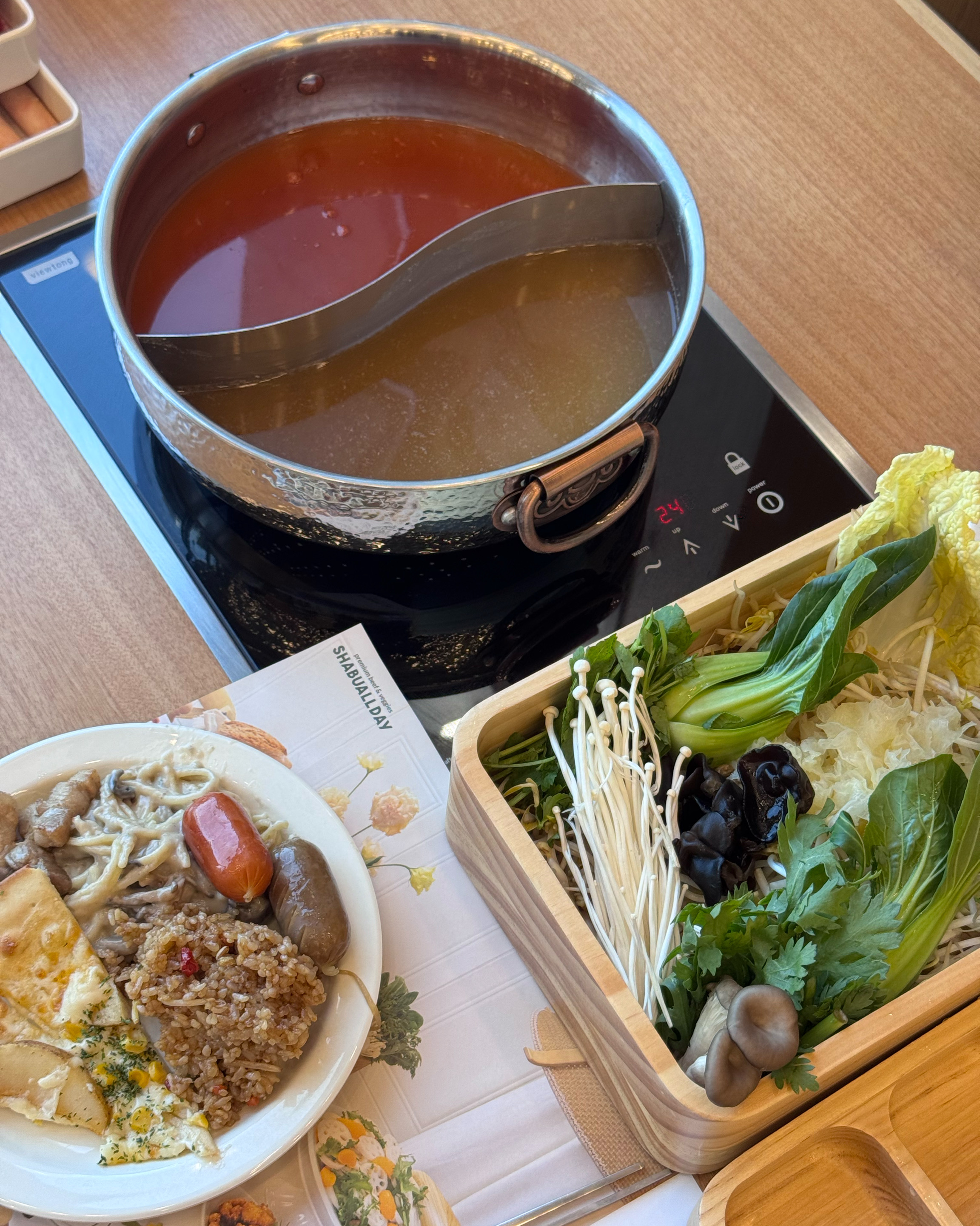 캐치테이블이 가능한줄 알았으면 미리 예약을 하고 갈걸 그랬습니다.. - 마석 맛집 샤브올데이 남양주마석점