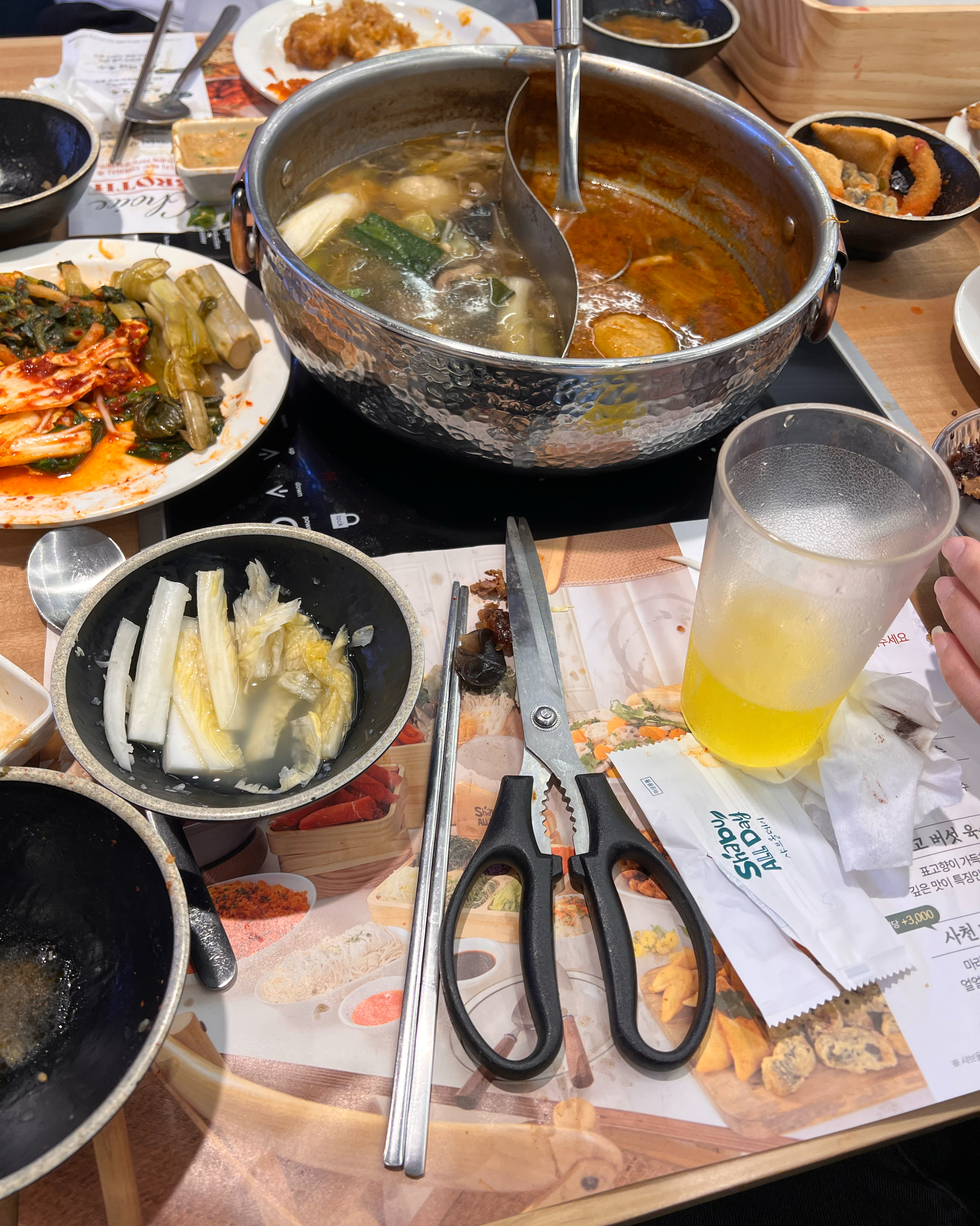 너무 맛있어서 배가 너무 껴서 바지고무줄이 아플정도에요 🤣🤣🤣🤣 - 시흥 은계 맛집 샤브올데이 시흥은계점