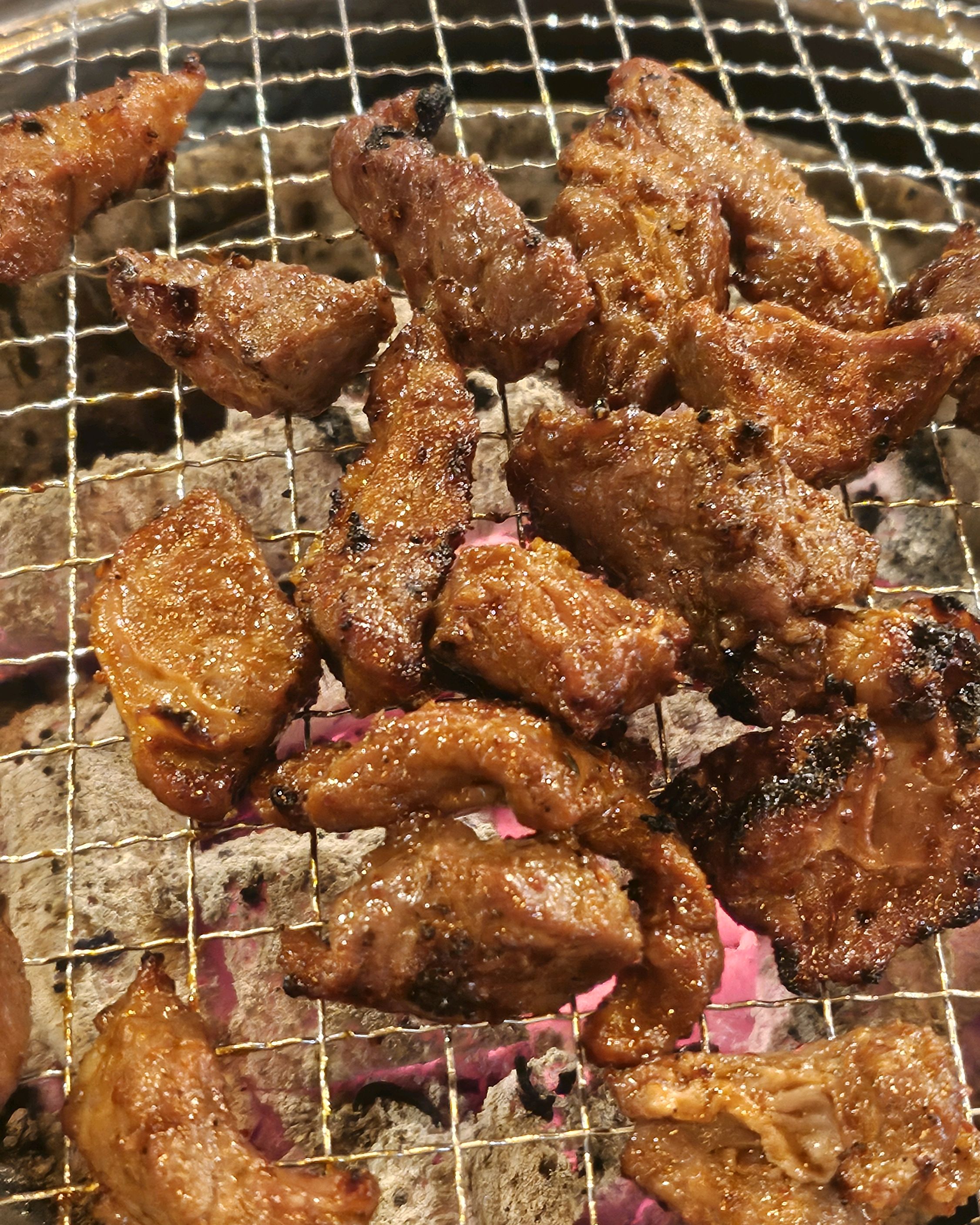 맛있게 먹었습니다. 고기가 다양하고 양도 많아요. - 인천 맛집 고기굽는방앗간 인천주안점