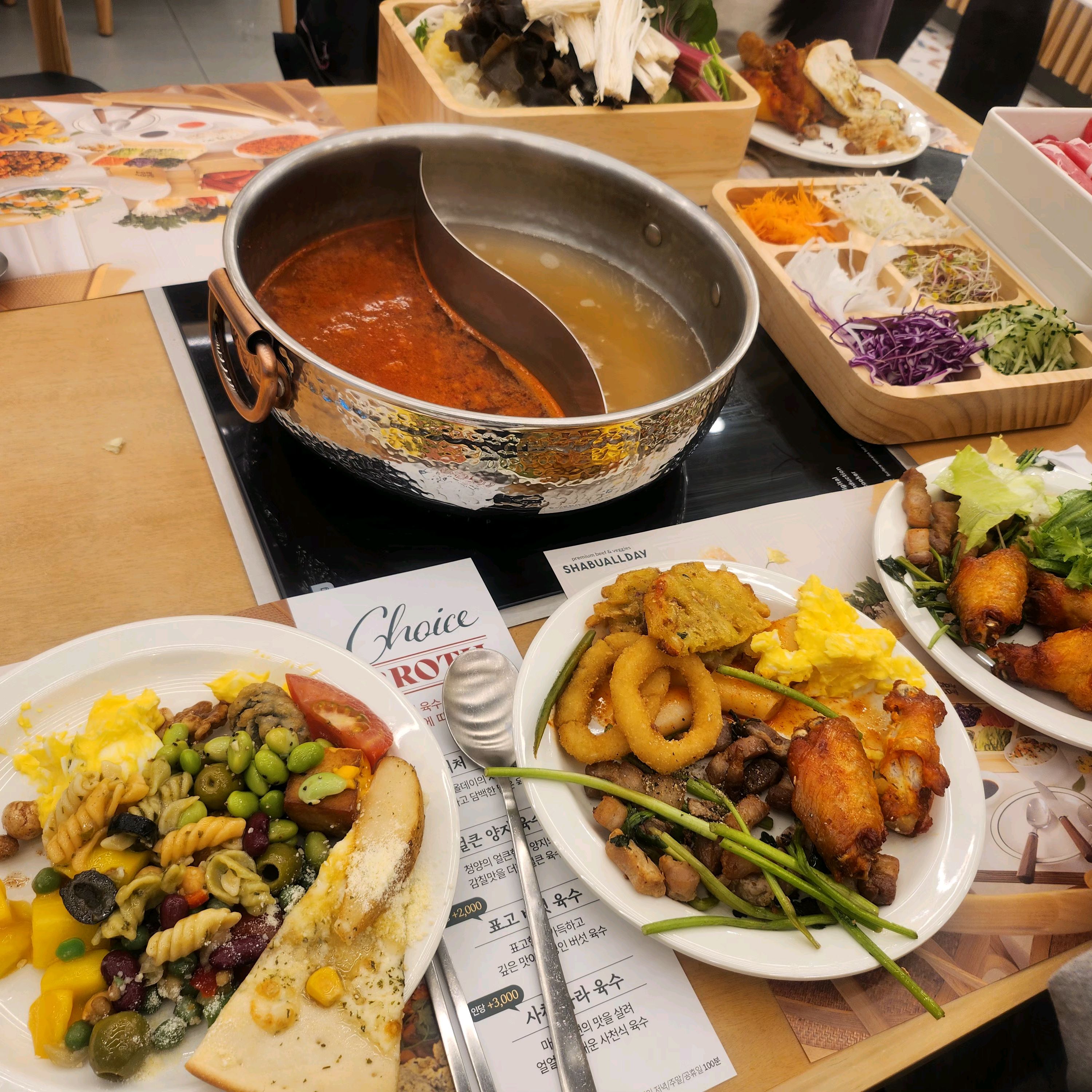 주차 공간이 너무 없음. - 금천구 맛집 샤브올데이 금천시흥점