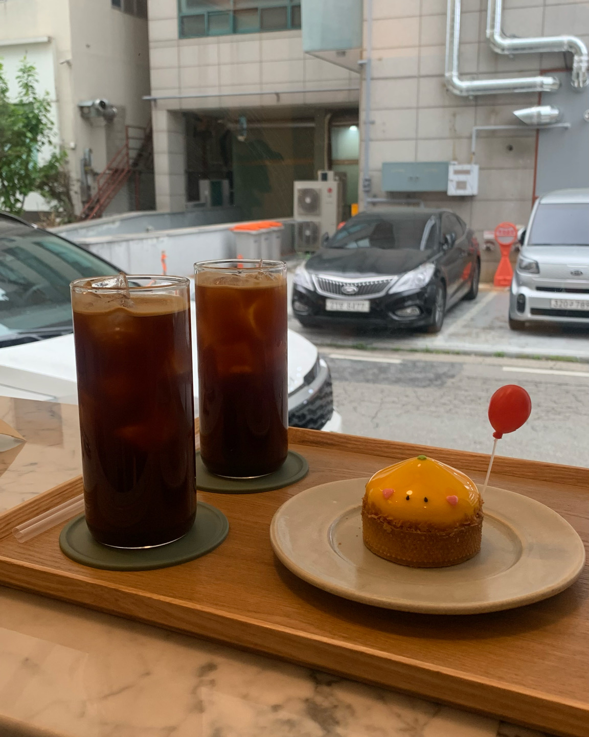 꿈돌이 디저트가 있어요! 귀엽기만 한 것이 아니라 맛도 좋아용 ~!~! 다음에 방문하면 다
