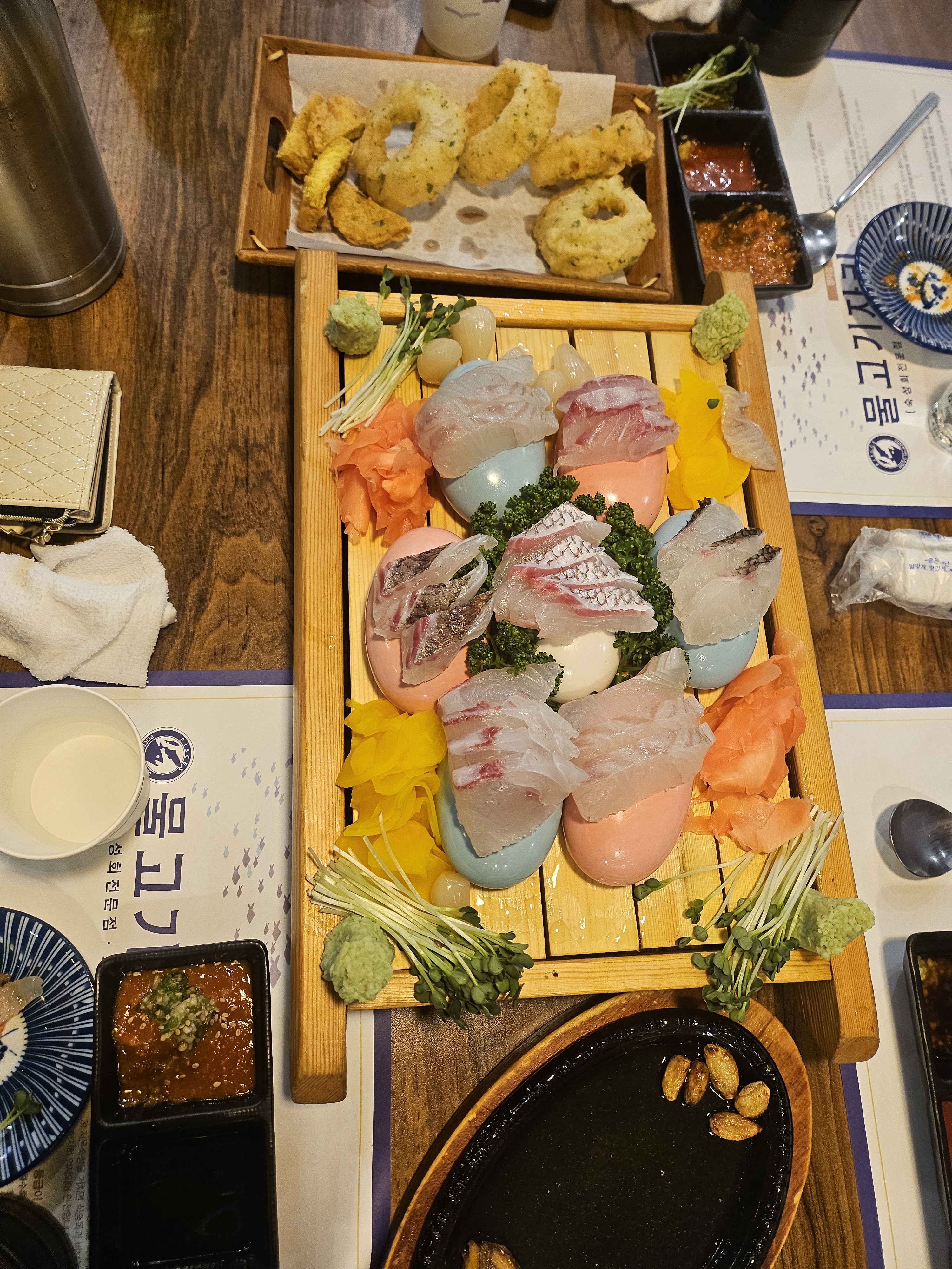 너무 맛있어서 사진 찍는게 늦었네요ㅎㅎ - 정자역 맛집 물고기자리 정자점