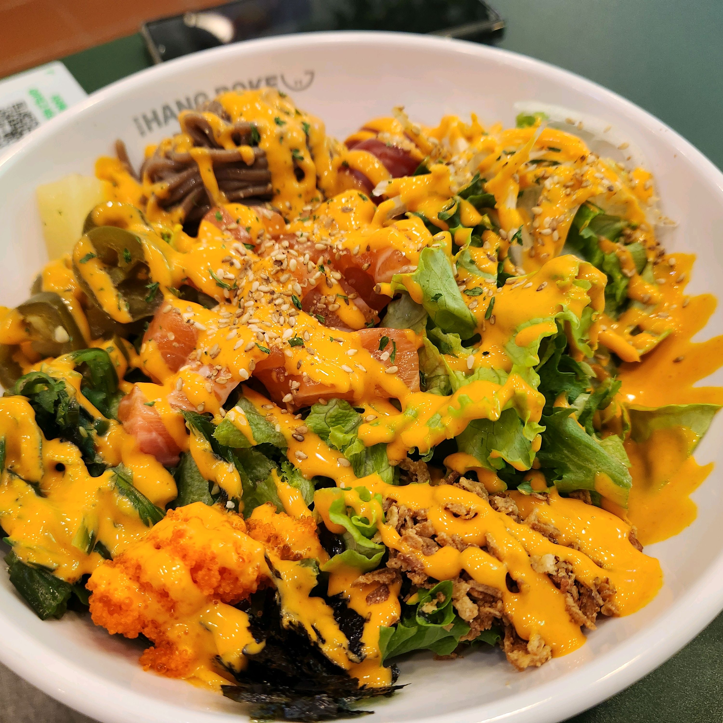 맛있게 잘 먹었습니다. 할라피뇨가 들어가있어서인지 다른 포케집보다 스파이시연어포케가 좀 더