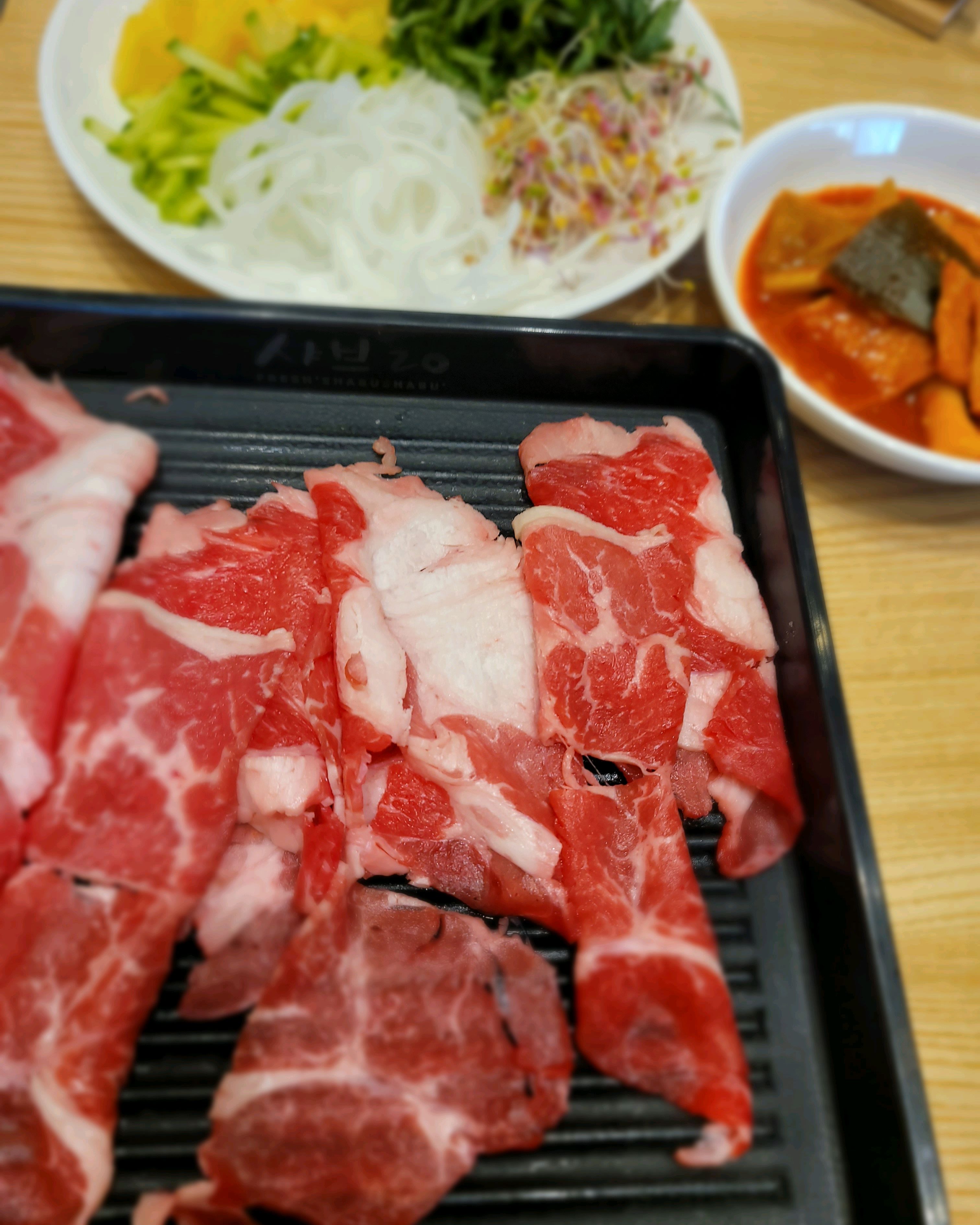 육수 선택을 잘못했으리 - 평택지제 맛집 샤브20 지제점