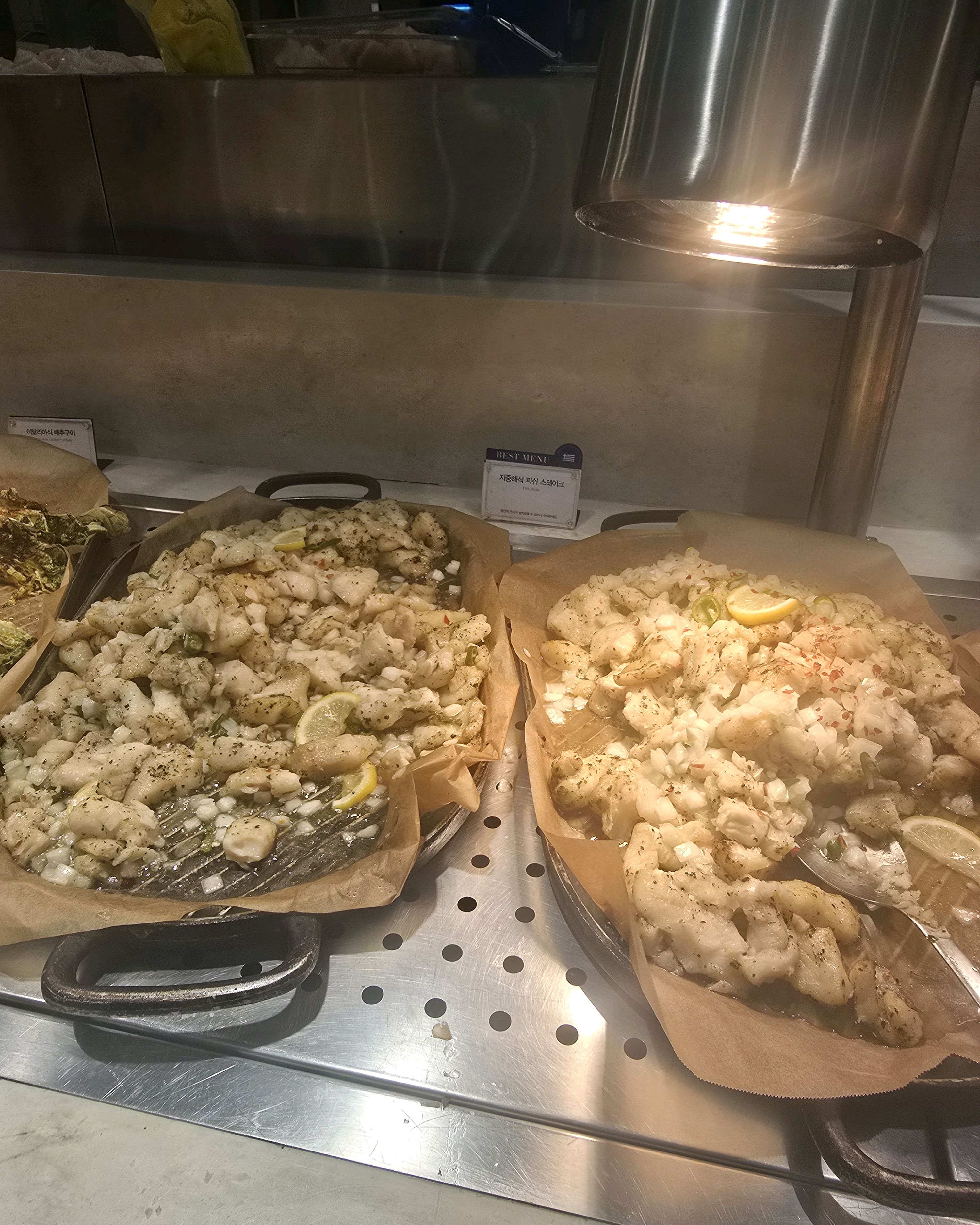 간만에갔는데....별로... 지중해식 피쉬스테이크가 제일 맛났음 - 야탑역 맛집 애슐리퀸즈 NC 야탑점